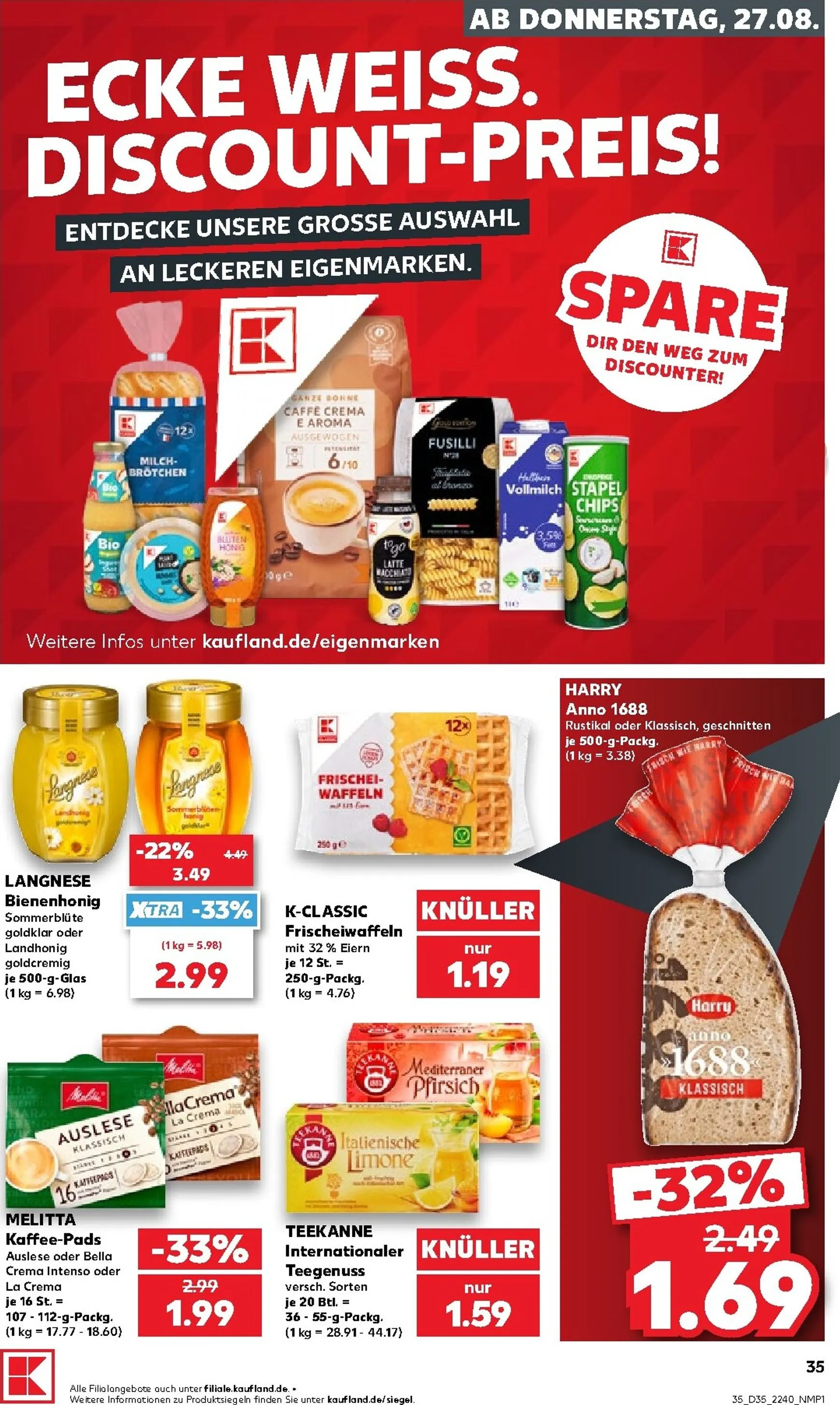 Kaufland Prospekt nächste Woche – von Donnerstag 27.08.2026 bis Mittwoch 02.09.2026 von 27. August bis 2. September 2026 - Prospekt seite 36