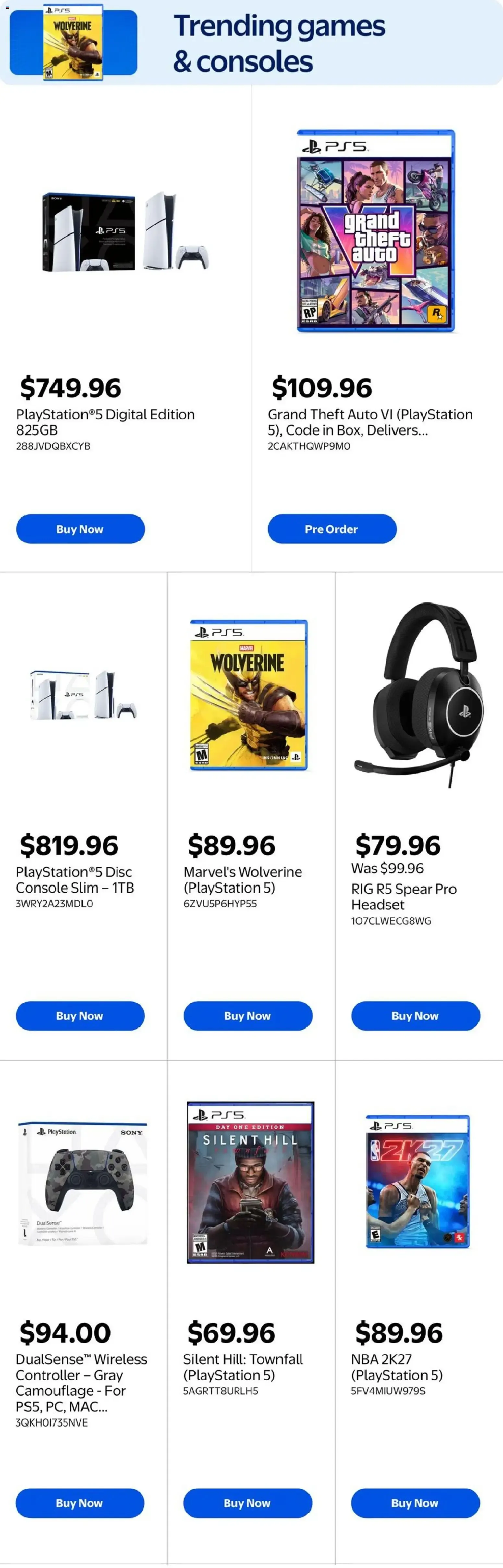 Walmart flyer - Gaming & entertainment guide from Oct 1, 2026 > weekly specials & deals from October 1 to October 14 2026 - flyer page 2