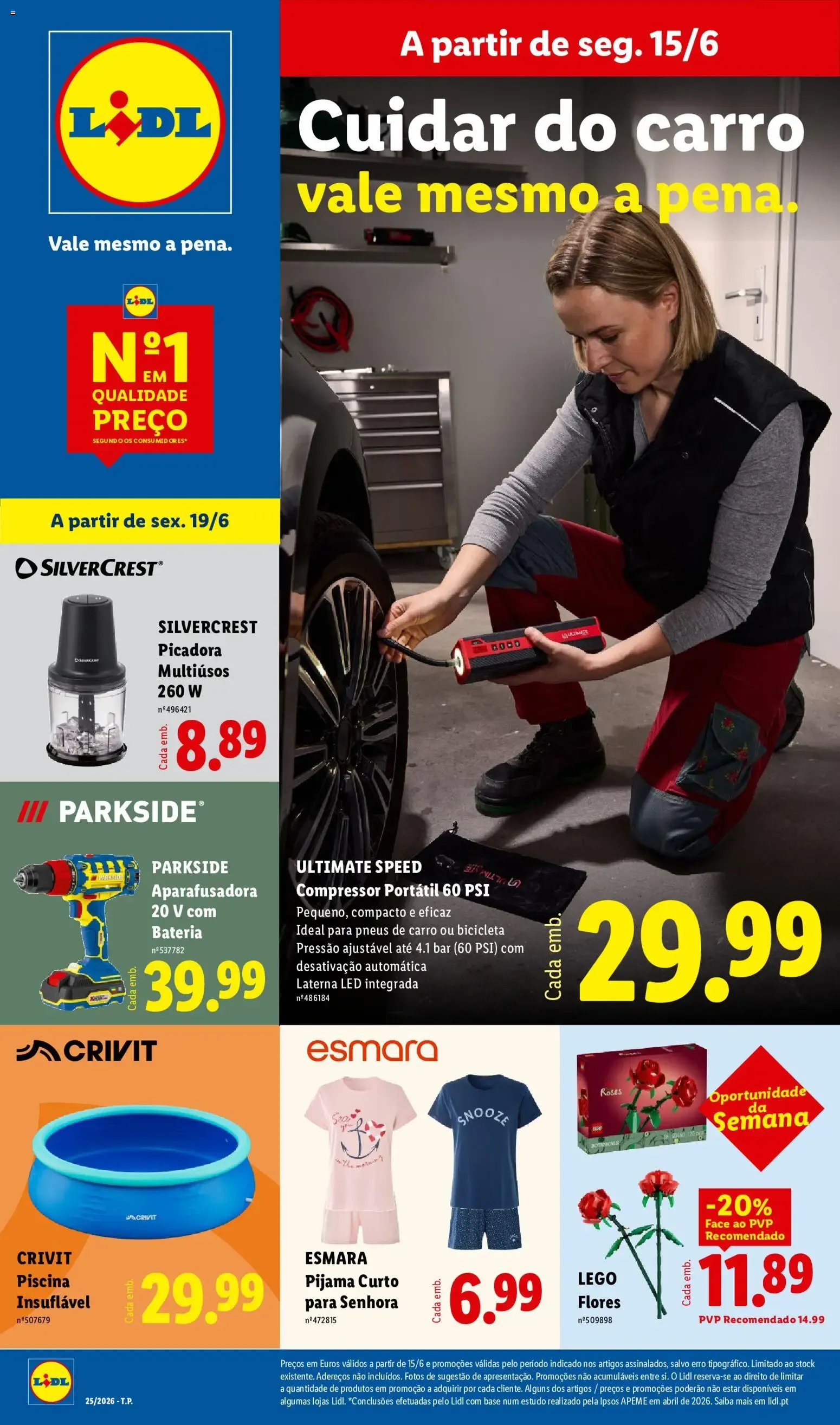 Folheto Lidl Novidades » de 15/06/2026 - 21/06/2026 de 15 de junho até 21 de junho 2026 - Pagina 1