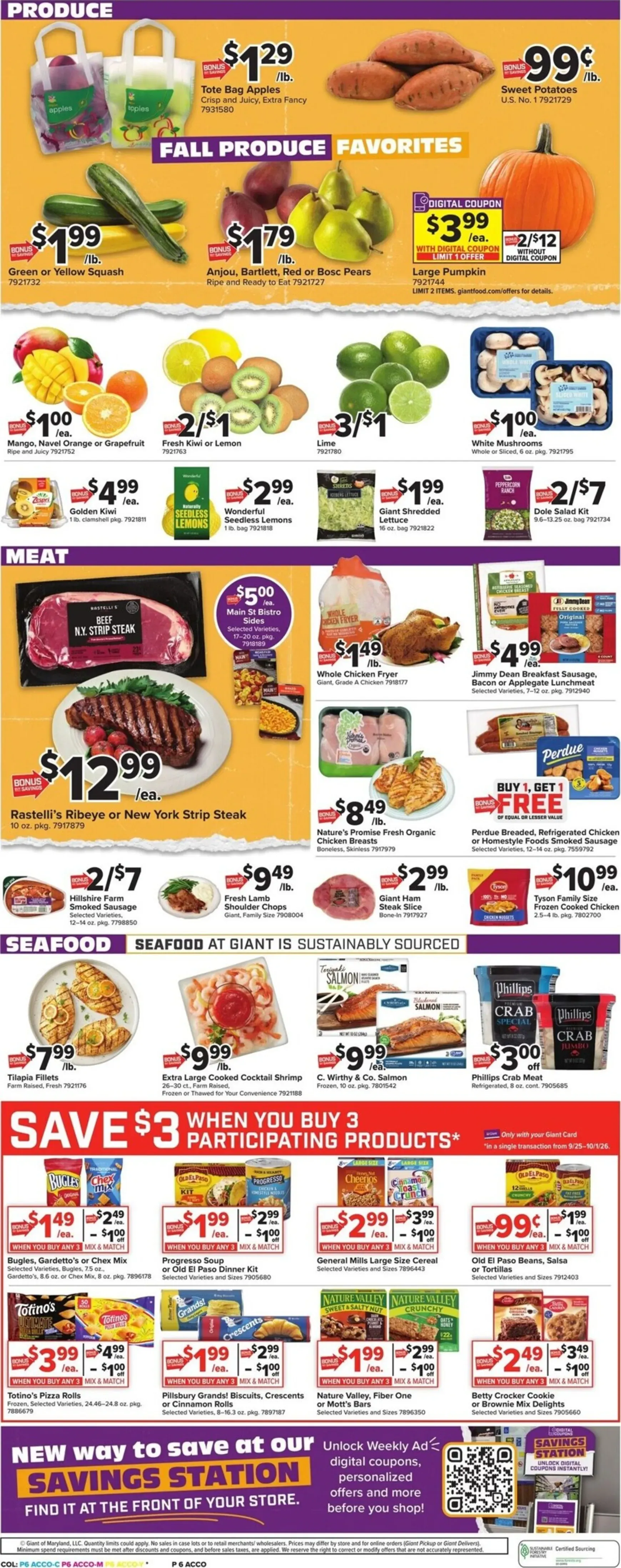 Weekly ad Current Giant leaflet valid from Friday 09/25/2026 to Thursday 10/01/2026 from September 25 to October 1 2026 - Page 10