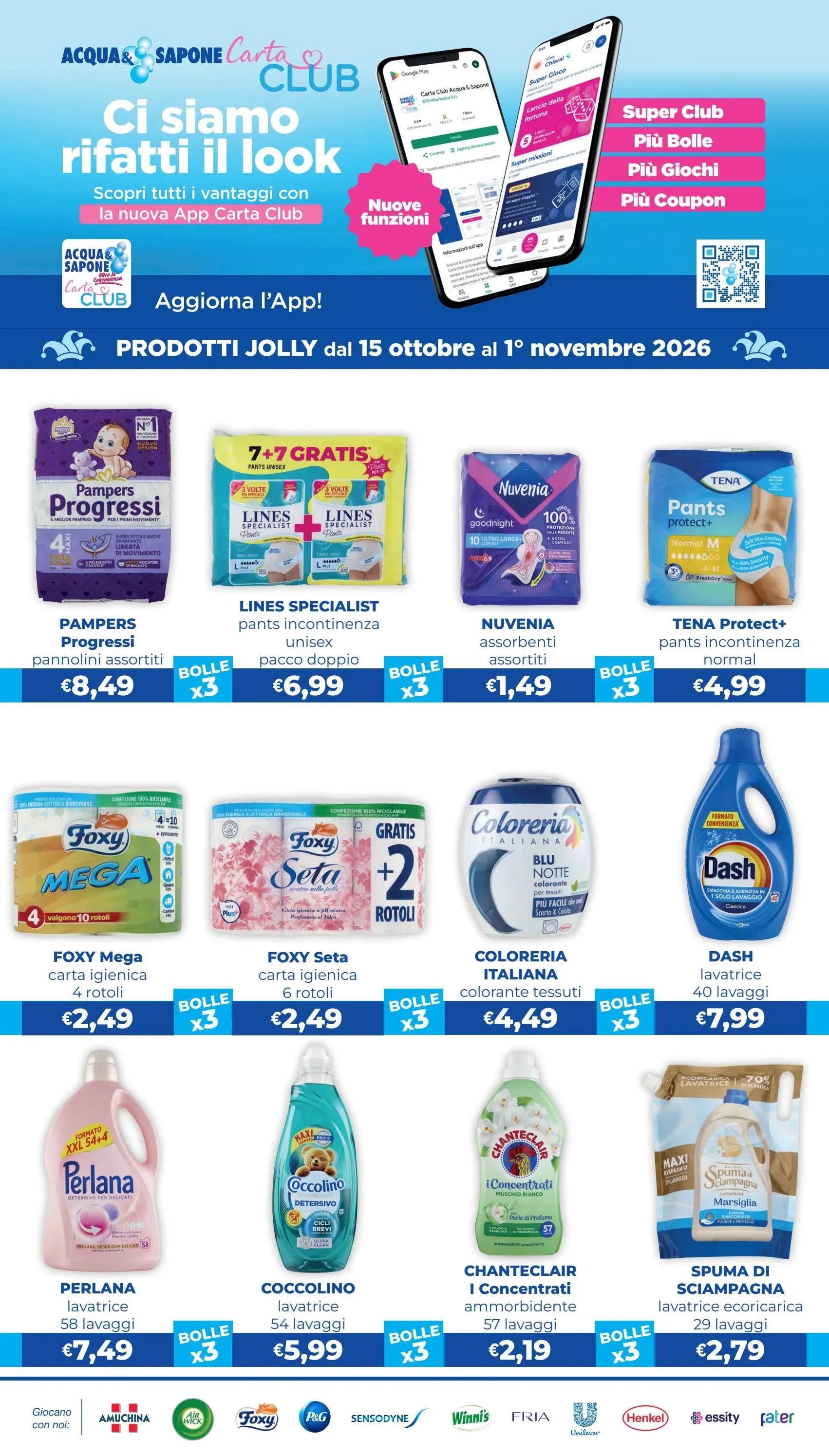 Volantino attuale di Acqua e Sapone - Ritorno al divertimento valido dal giovedì 15/10/2026 al domenica 01/11/2026 da 24 settembre a 1 novembre di 2026 - Pagina del volantino 4