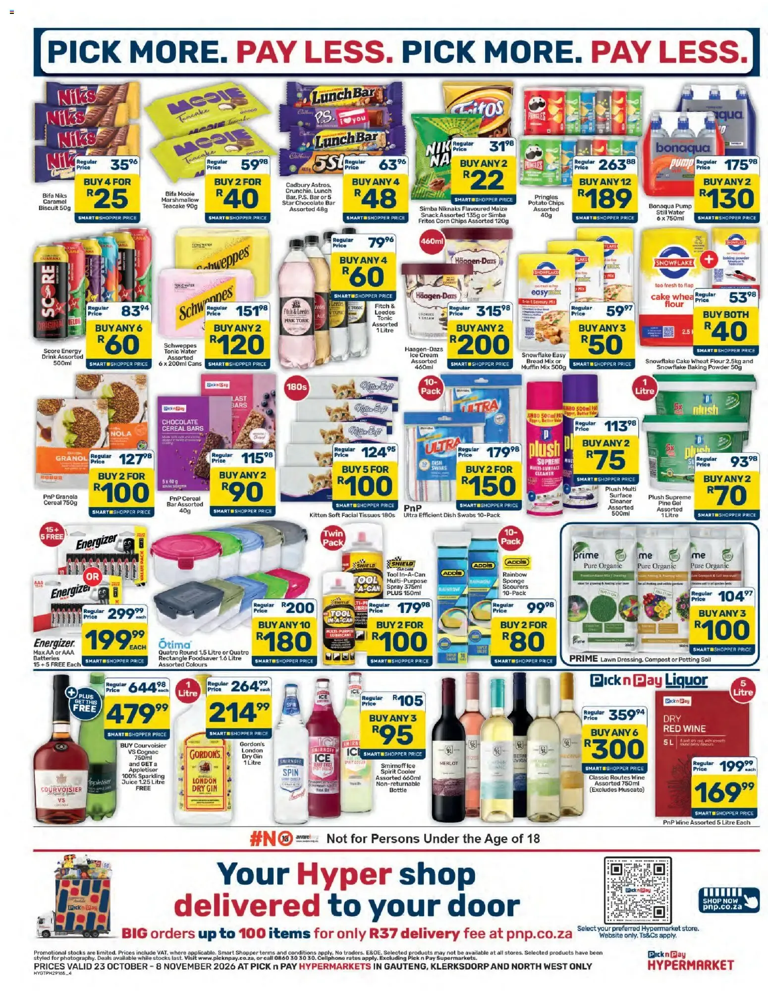 Pick n Pay Inland Provinces - Hypermarket Bulk Specials (23/10/2026 - 08/11/2026) Online from 23 October to 8 November 2026 - Catalogue Page 4