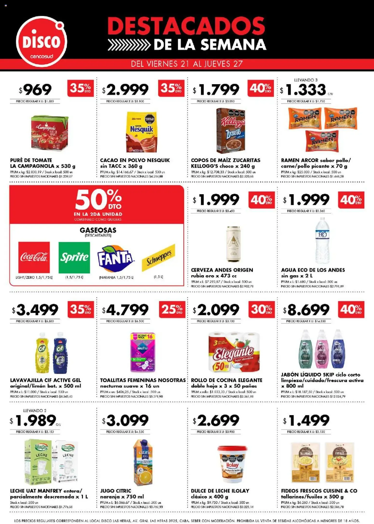 Ofertas de Disco - Superofertas Córdoba 21 de agosto al 23 de agosto 2026 - Página 9 del catálogo
