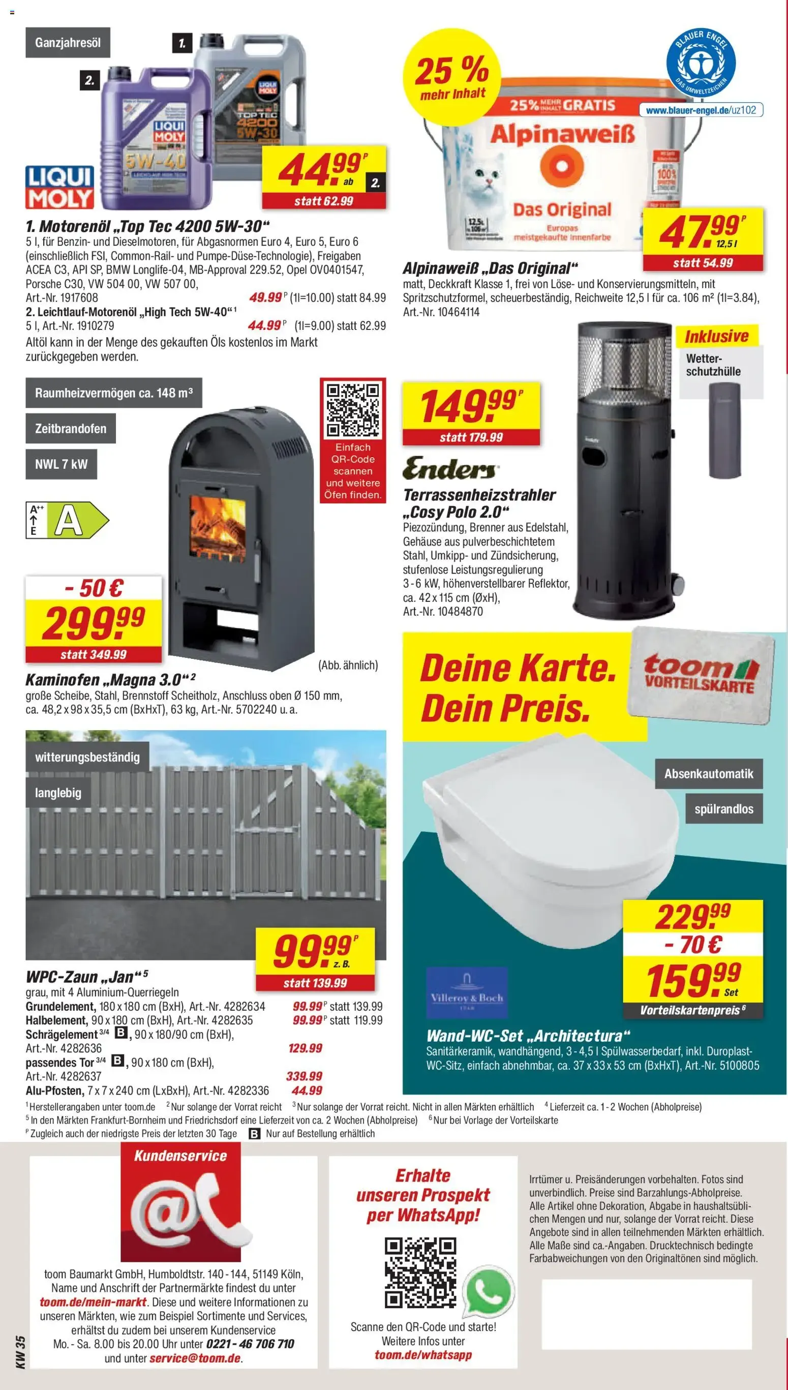 Toom - Mehr drin! Goldener Herbst, starke Angebote von 7. September bis 12. September 2026 - Prospekt seite 20