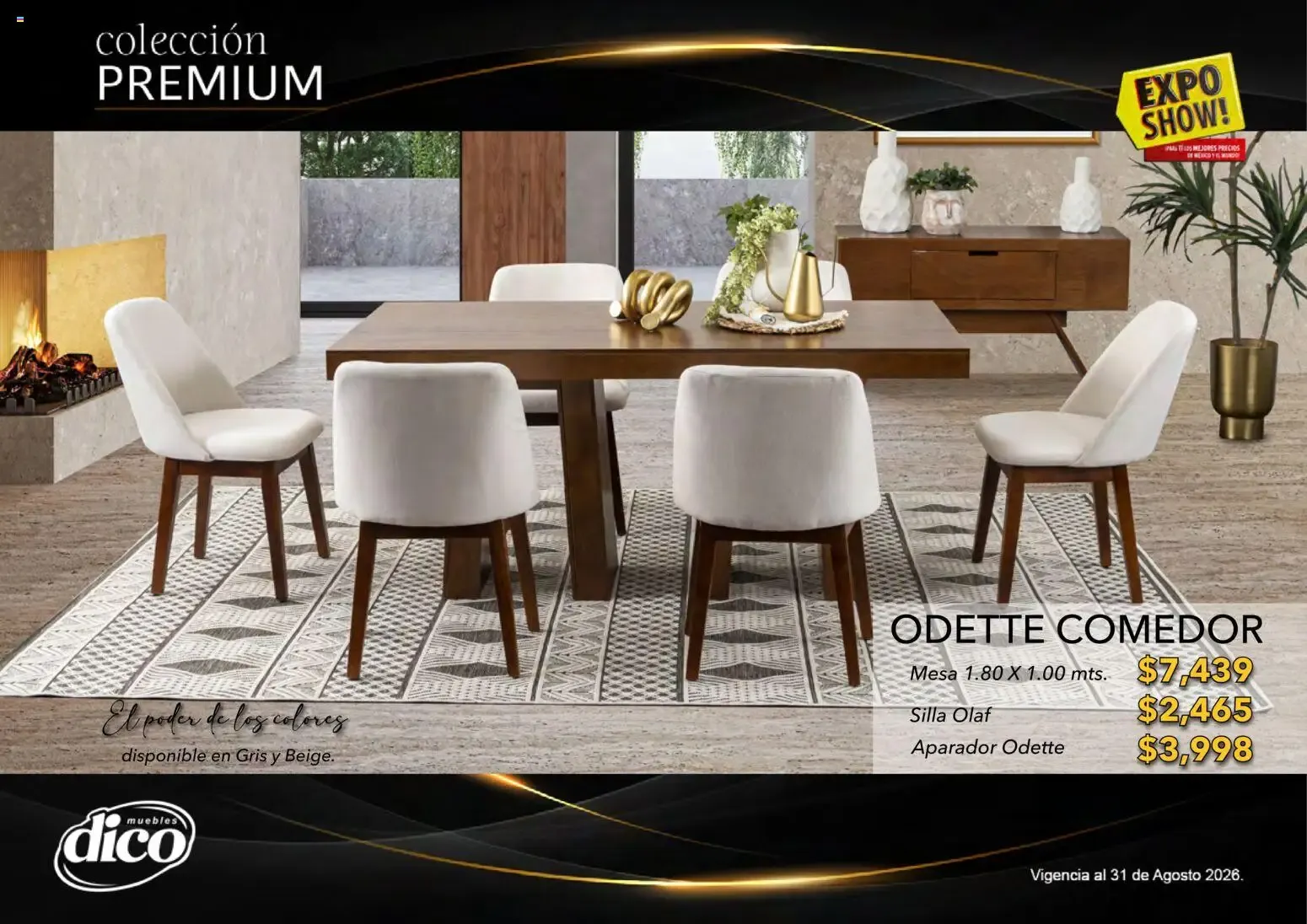 Catálogo de Muebles Dico Catálogo: Colección Premium y Expo Show! 1 de agosto al 31 de agosto 2026 - Pagina 57