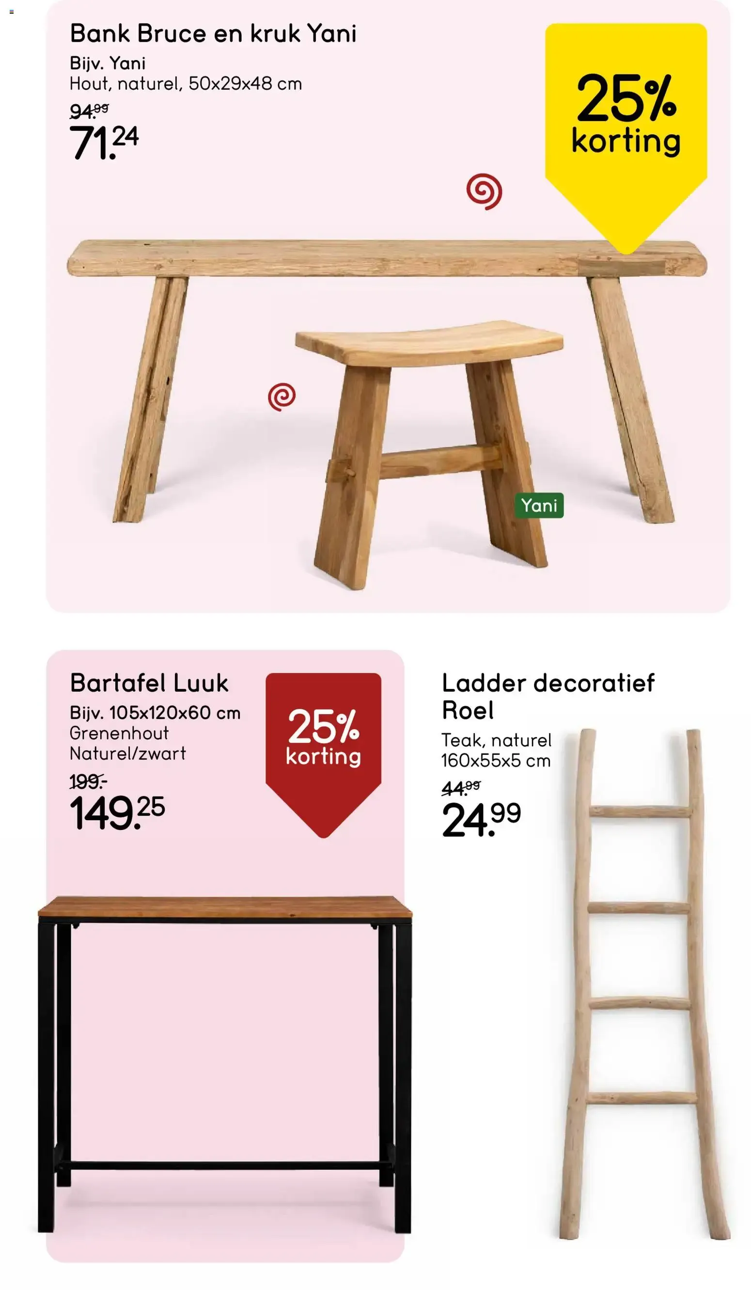 Leen Bakker: Gekke Huls - Alle fauteuils 25% korting van 24 augustus tot 30 augustus 2026 - Folder pagina 9
