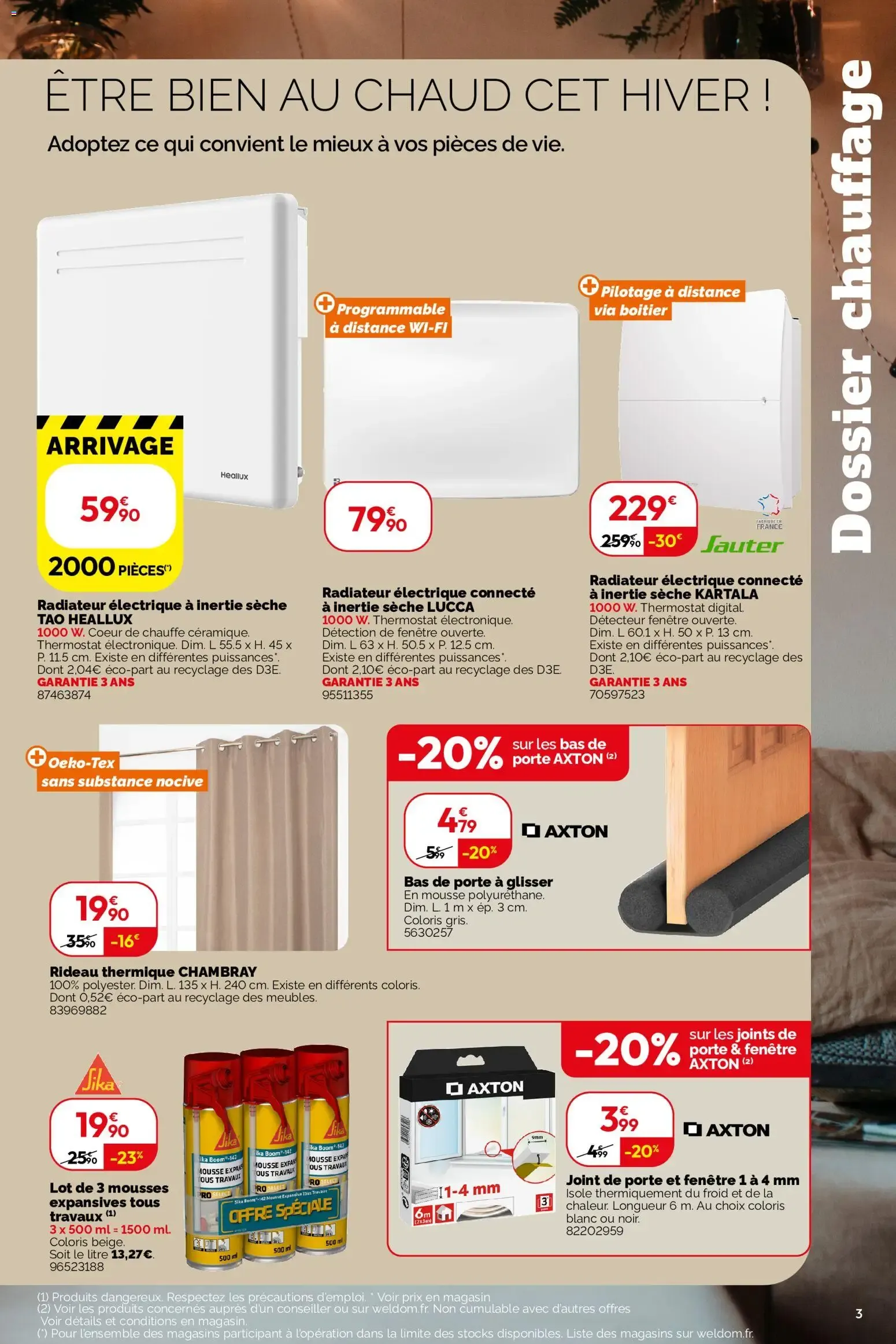 Weldom - La foire de l'habitat du 14 octobre au 9 novembre 2026 - Catalogue page 3