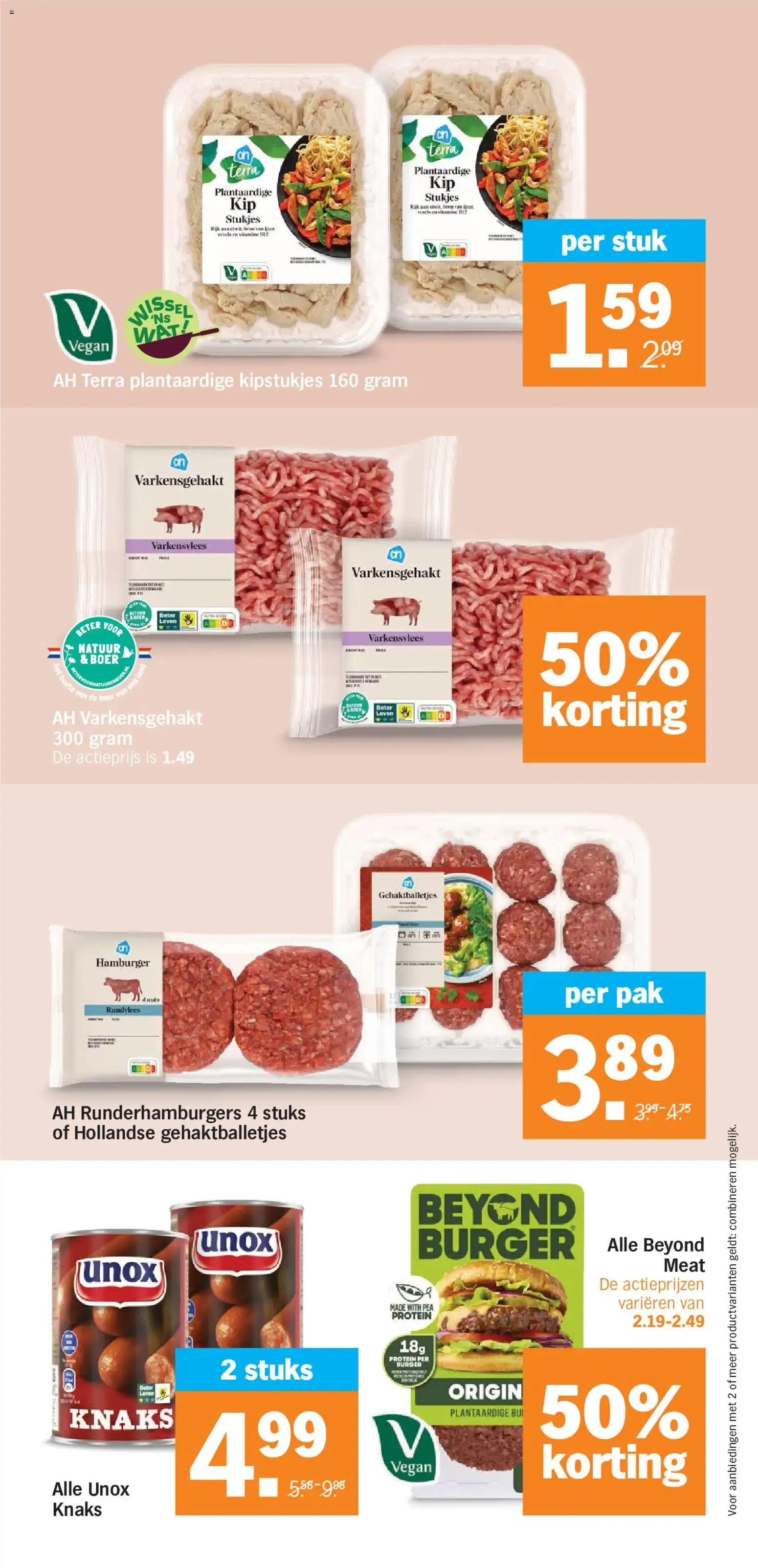 AH Bonus: 1+1 gratis en pasta's y salsas van 26 oktober tot 1 november 2026 - Folder pagina 16
