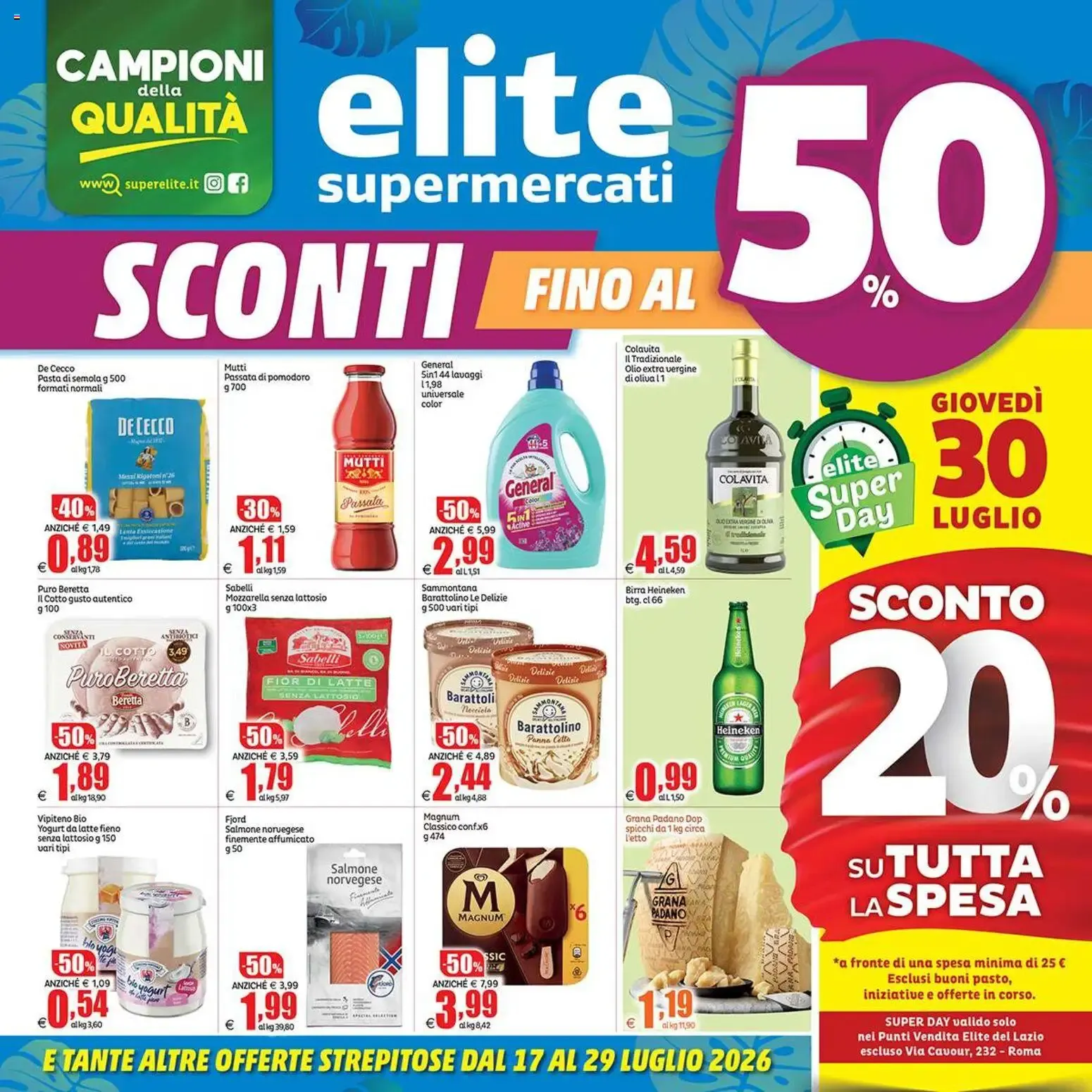 Nuovo Elite Supermercati volantino dal 17/07/2026 > offerte anteprima 🛍️ da 17 luglio a 29 luglio di 2026 - Pagina del volantino 1
