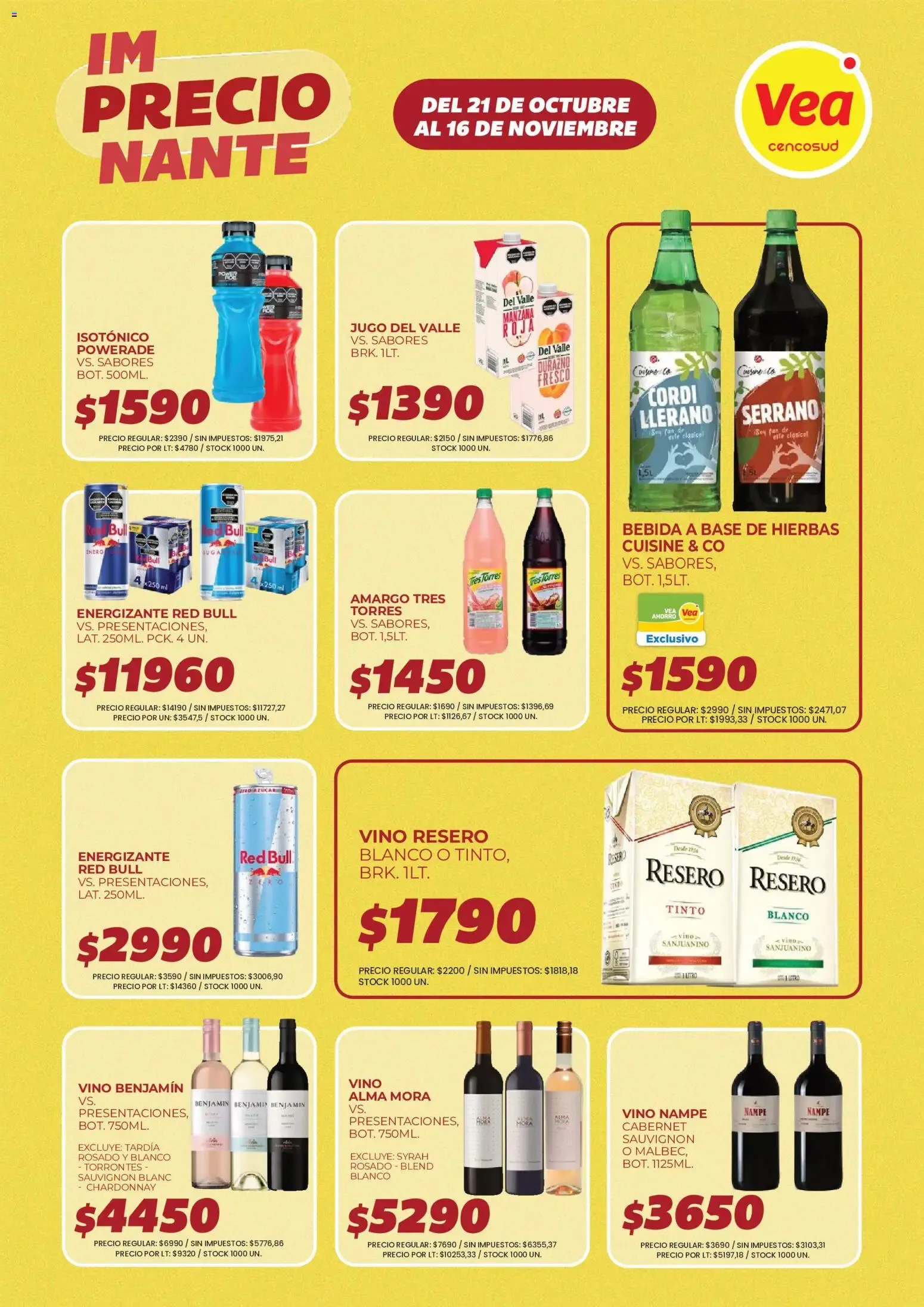 Ofertas de Vea - Folleto imPRECIOnante Córdoba del 21/10/2026 - 16/11/2026 21 de octubre al 16 de noviembre 2026 - Página 8 del catálogo