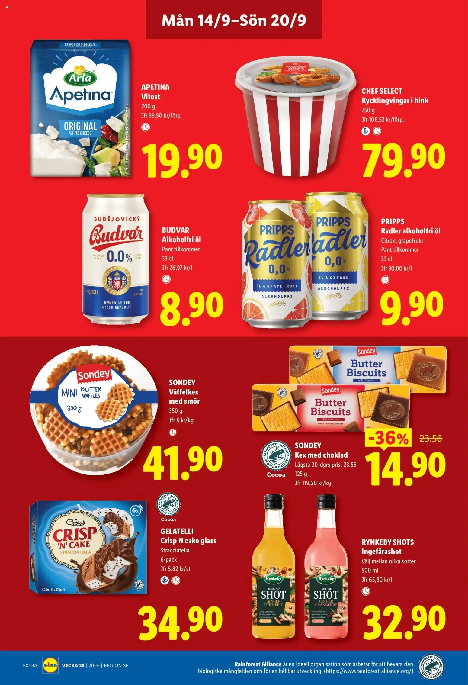 Lidl erbjudanden från 14/09/2026 - 20/09/2026 > Reklamblad nuvarande rabatter från 14 september till 20 september 2026 - Reklamblad sidor 14