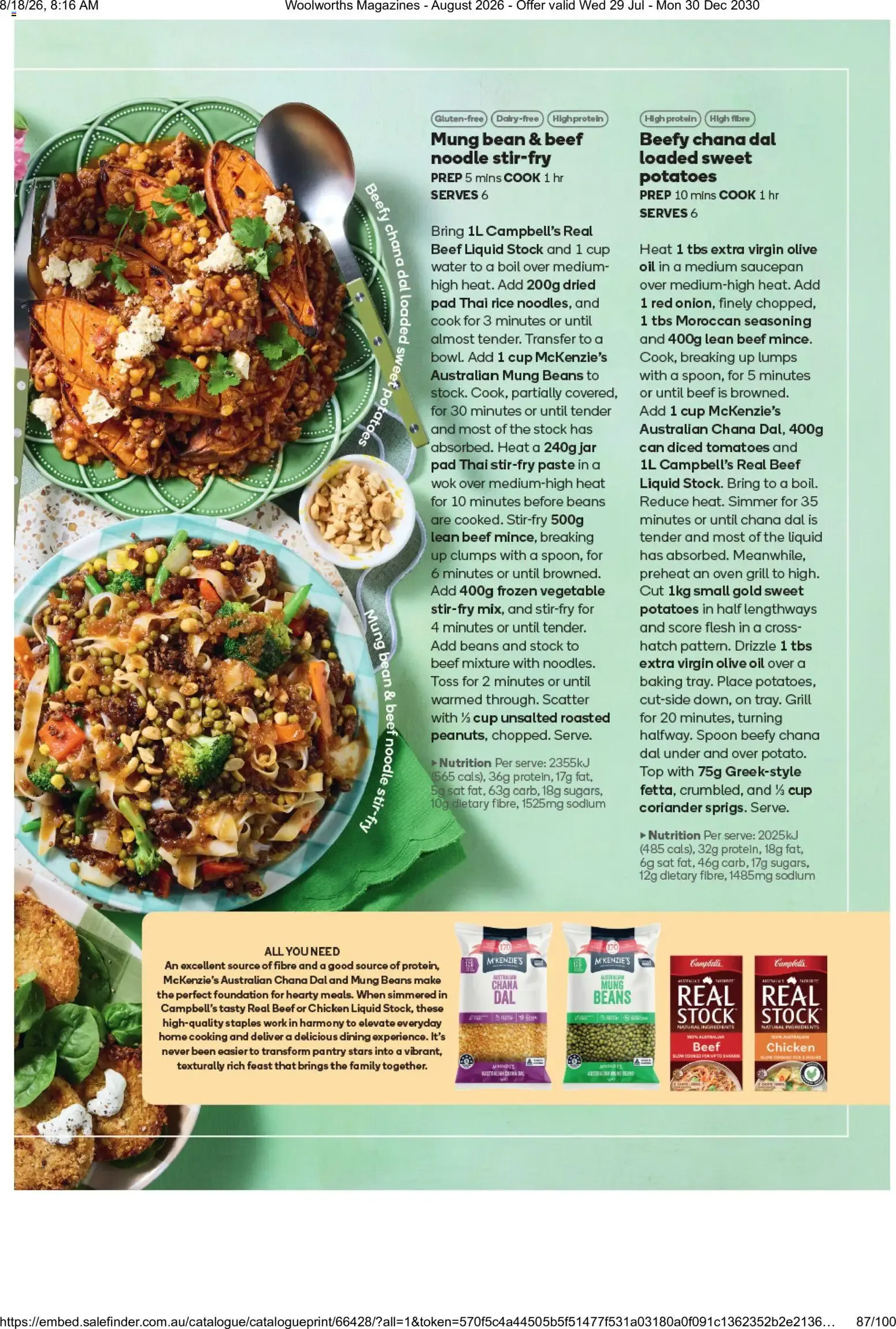 Woolworths Fresh Ideas - August 2026 - Catalogue valid from 29 July to 30 December 2030 - page 87