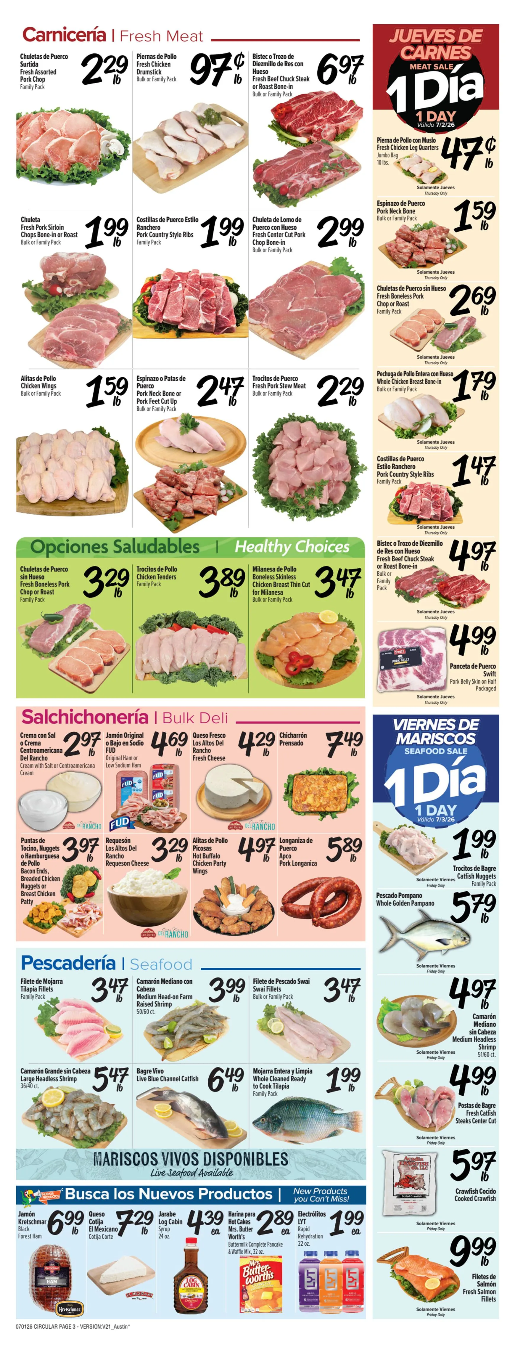 Weekly ad Current Fiesta Mart - Austin leaflet valid from Wednesday 07/01/2026 to Tuesday 07/07/2026 from July 1 to July 7 2026 - Page 3