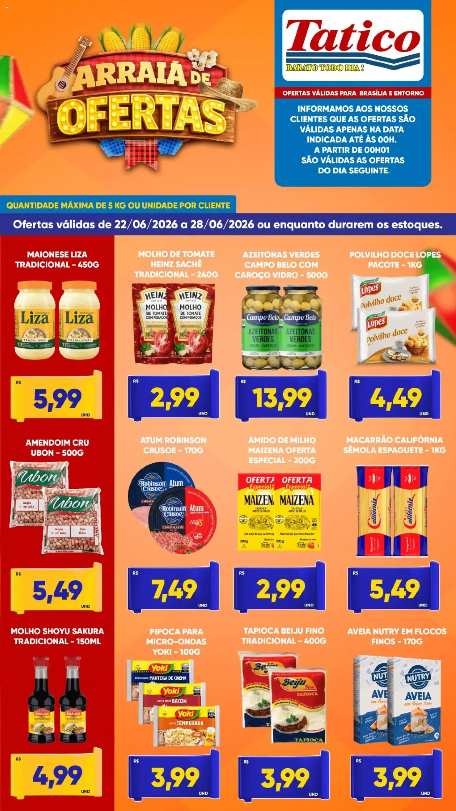 Encarte de Tatico - Arraia de Ofertas 22 de junho até 28 de junho 2026 - Pagina 5