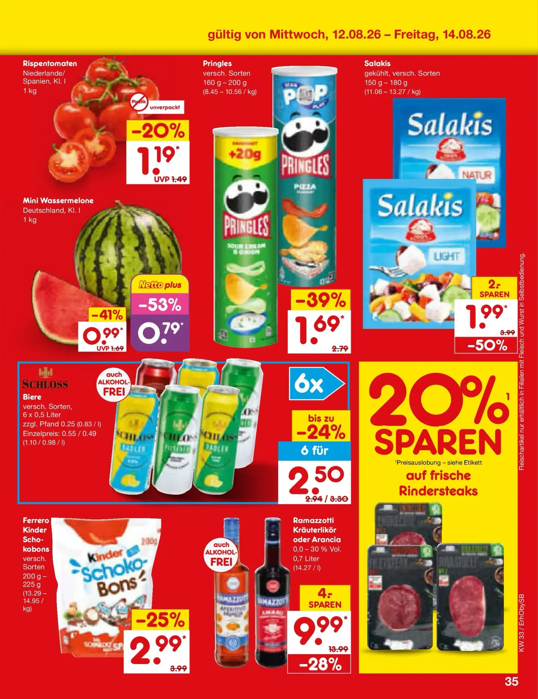 Netto Marken Discount Prospekt nächste Woche – von Montag 10.08.2026 bis Freitag 14.08.2026 von 10. August bis 14. August 2026 - Prospekt seite 50