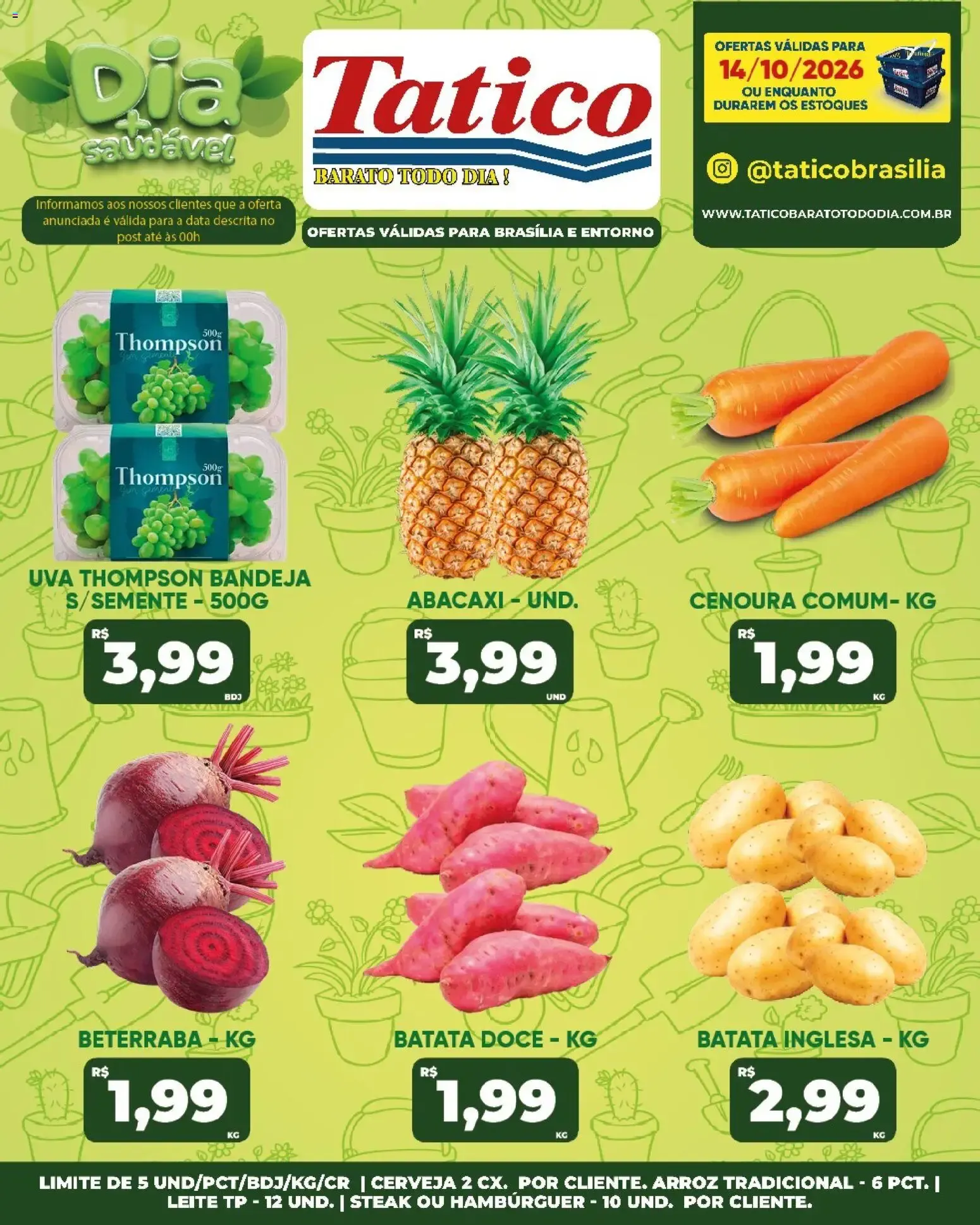 Encarte de Tatico ofertas do Dia de 14/10/2026 | Promoções Online 14 de outubro até 14 de outubro 2026 - Pagina 18