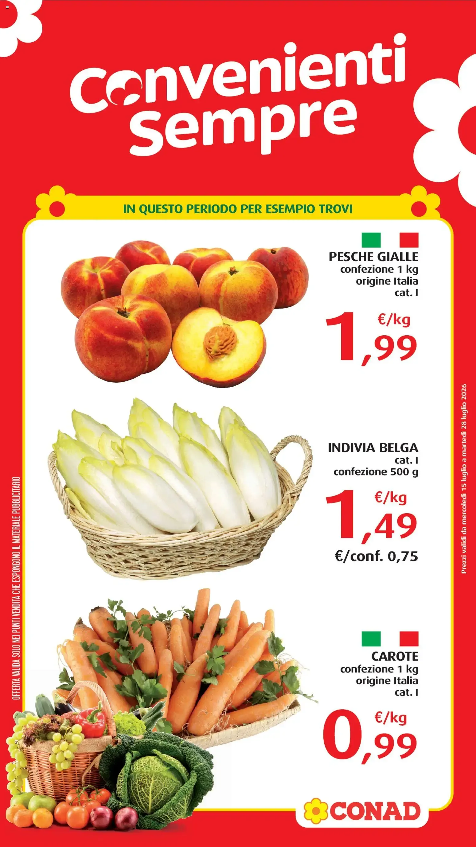 Convenienti Sempre - Conad da 15 luglio a 28 luglio di 2026 - Pagina del volantino 3