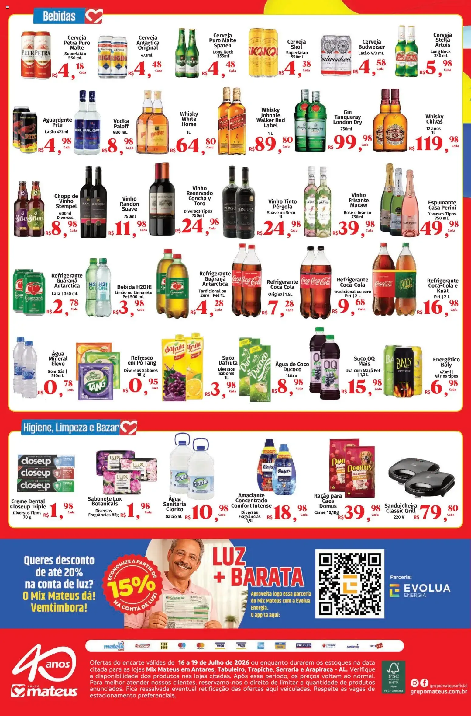 Encarte de Férias e Fim de Semana Completão Mix Mateus 16 de julho até 19 de julho 2026 - Pagina 2