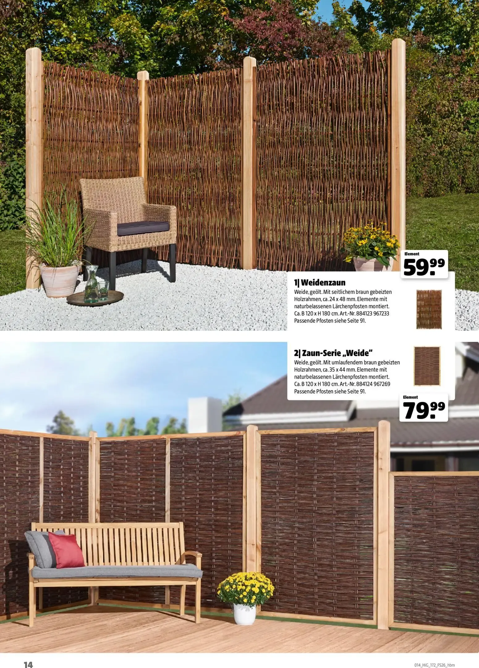 Hagebau Gartengestaltungsortiment (ab 02.03.2026) zum Blättern von 2. März bis 31. Dezember 2026 - Prospekt seite 14