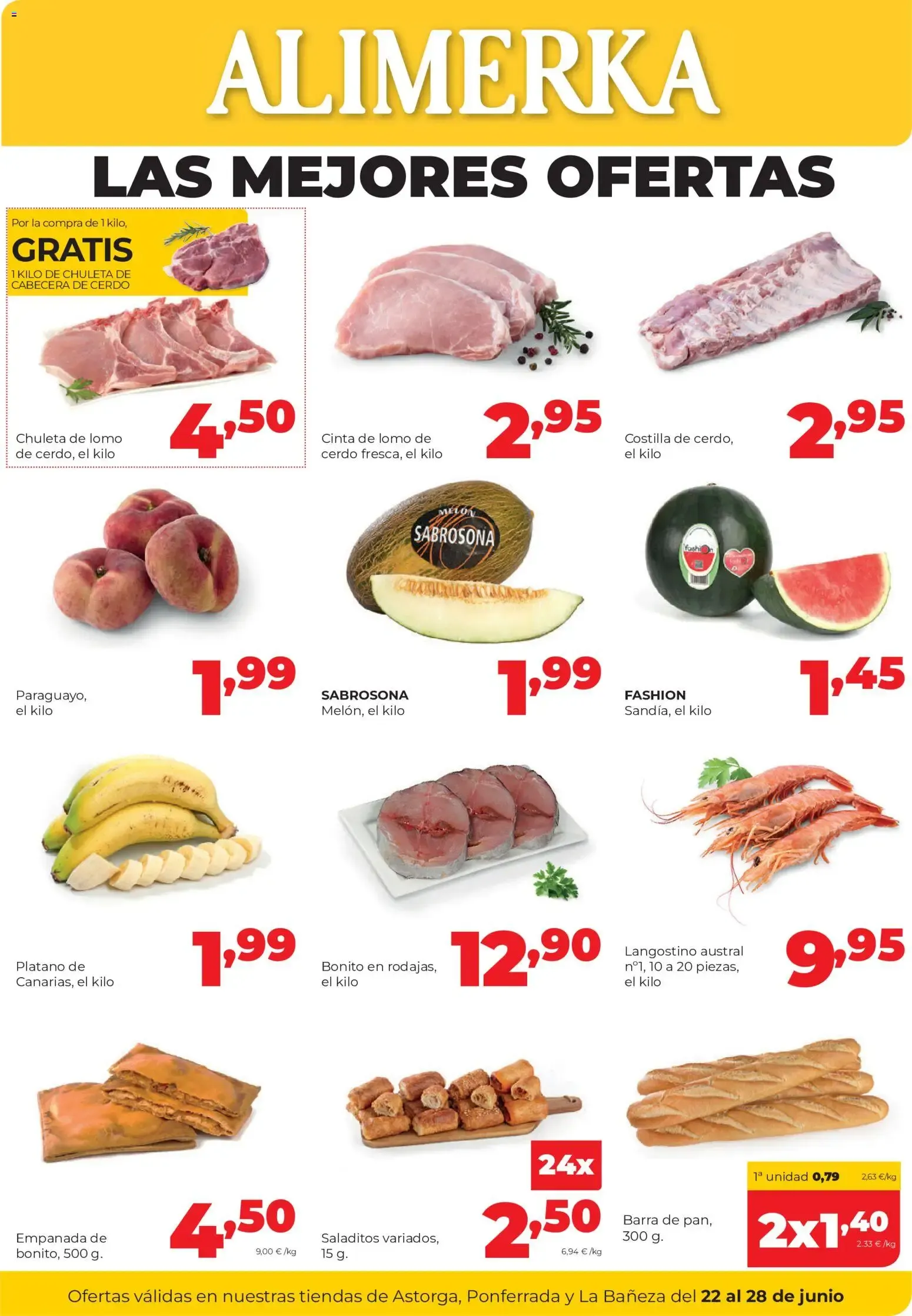 Catálogo de Alimerka folleto >> 22/06 - 28/06/2026 (catálogo) 22 de junio al 28 de junio 2026 - Página 1
