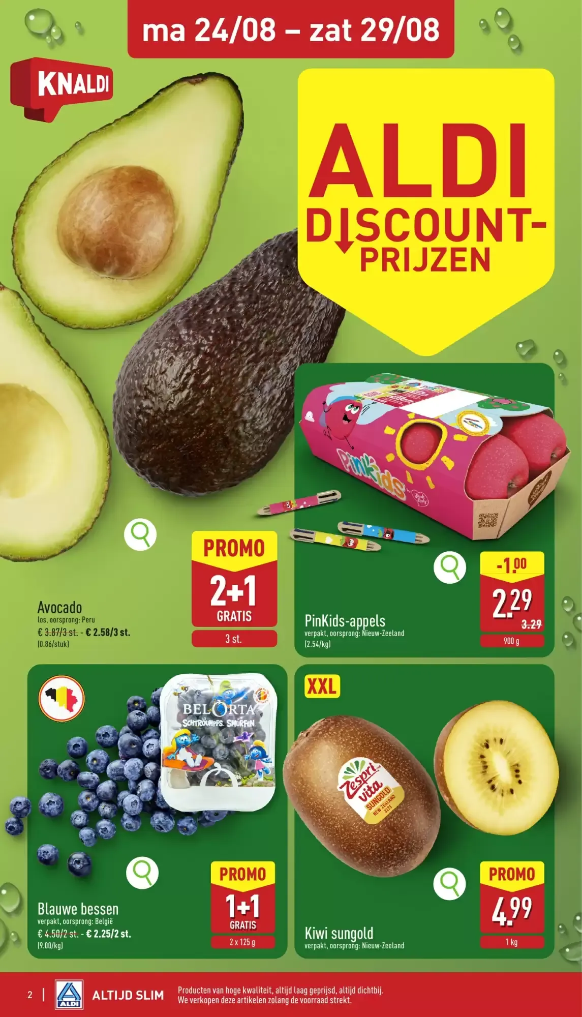 ALDI Folder van ma 24/08 t.e.m. zat 29/08 van 24 augustus tot 29 augustus 2026 - folder pagina 2