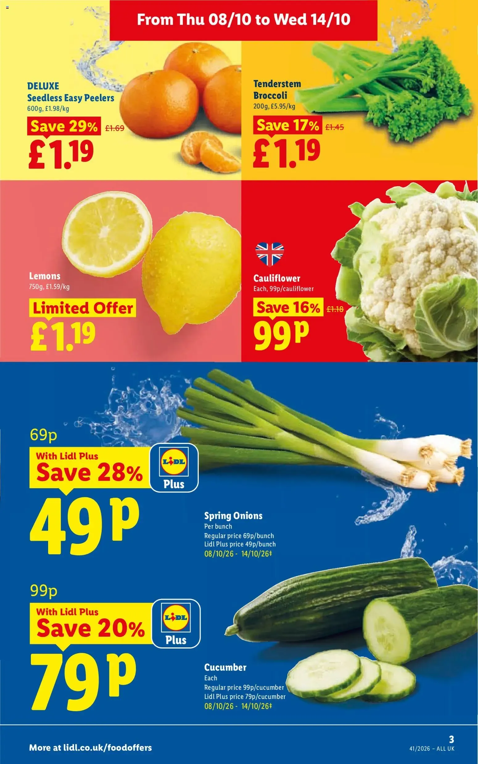 Weekly offers Lidl England (08/10/2026 - 14/10/2026) - Offers Online from 8 October to 14 October 2026 - Catalogue Page 3