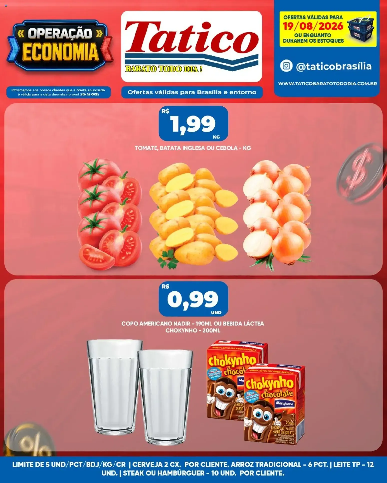 Encarte de Tatico ofertas do Dia de 19/08/2026 | Promoções Online 19 de agosto até 19 de agosto 2026 - Pagina 1