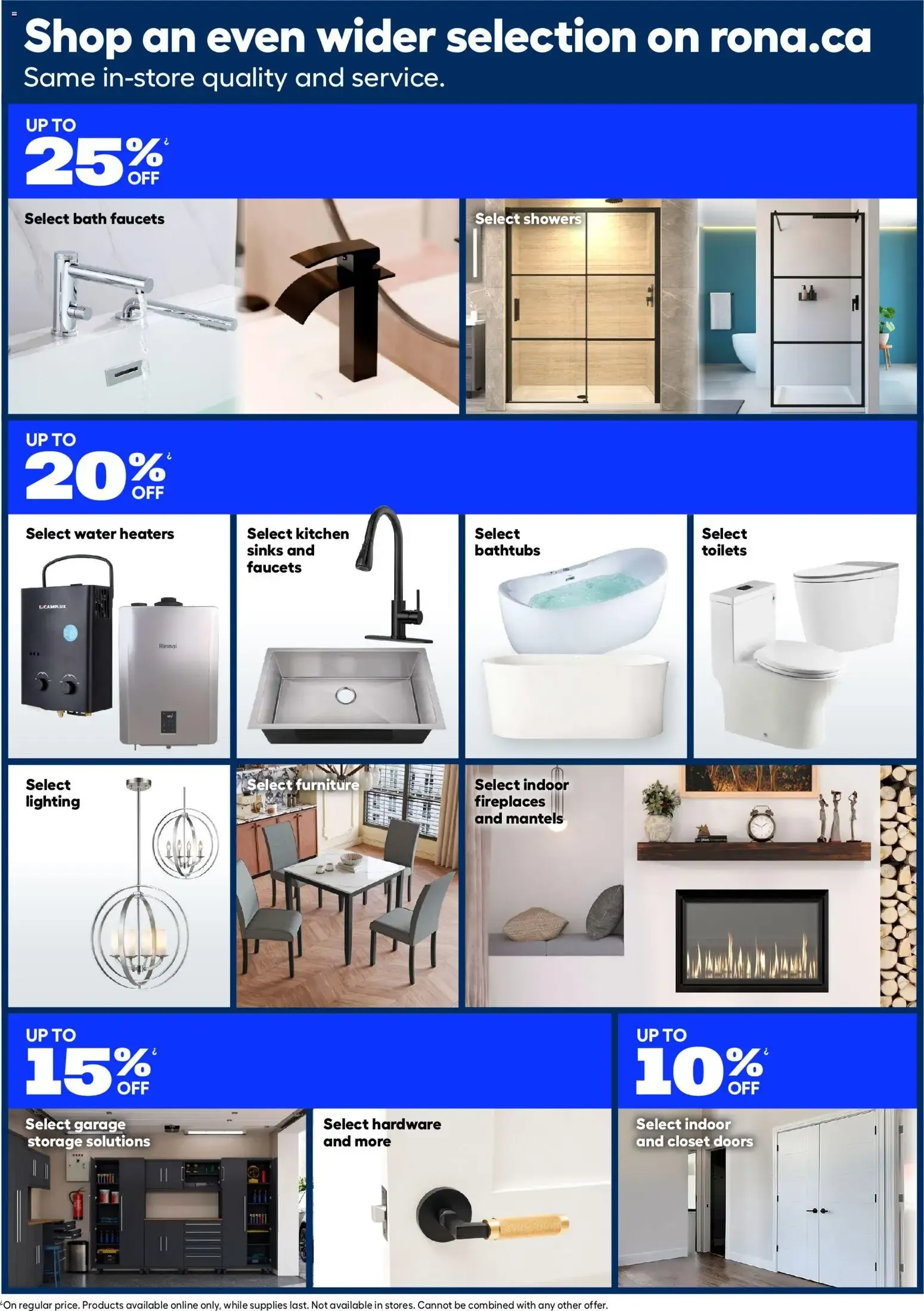 Rona weekly flyer from Oct 1, 2026 > weekly specials & deals from October 1 to October 14 2026 - flyer page 11