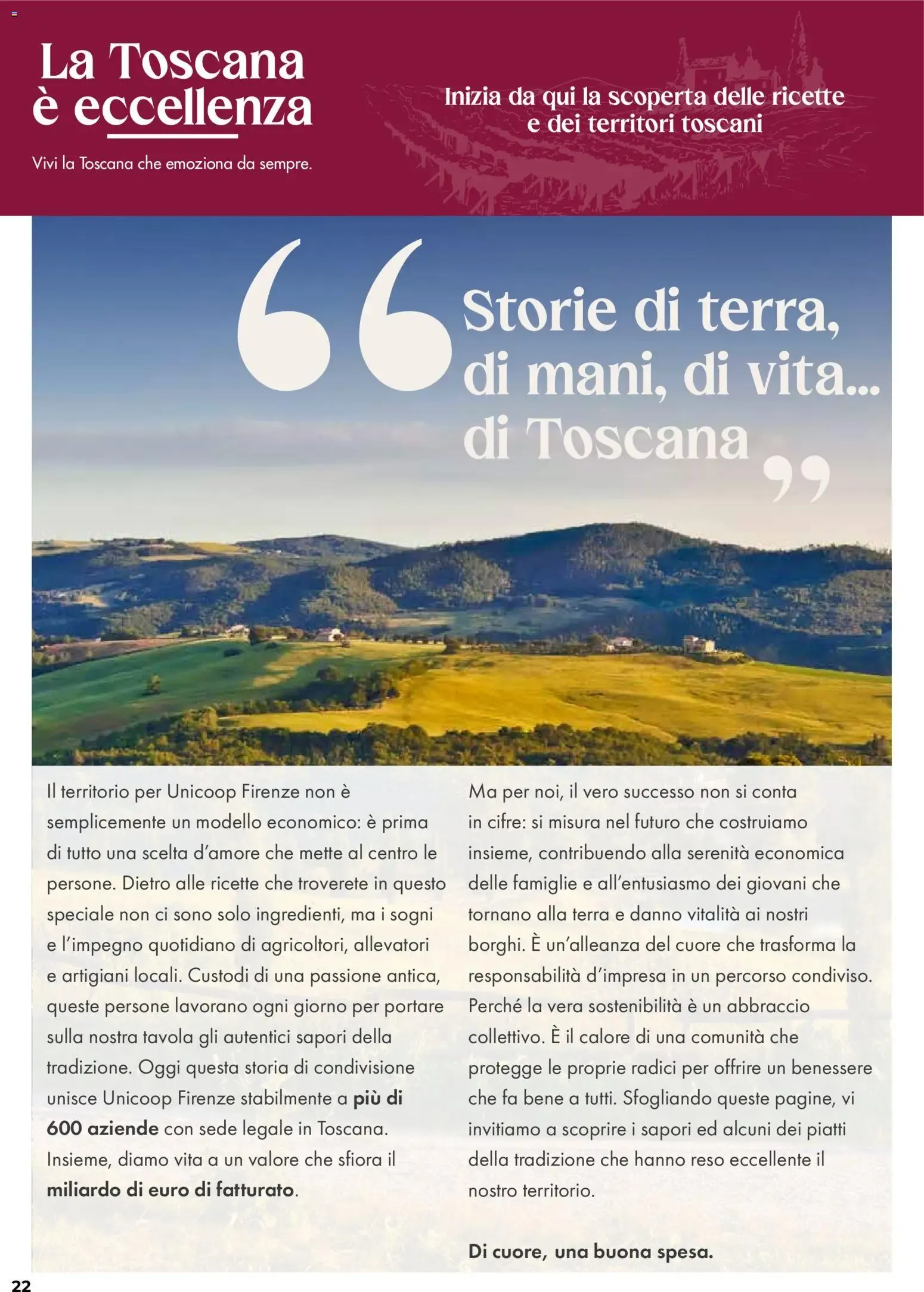 MINI coop.fi: La Toscana è eccellenza - Tortelli ripieni da 1 ottobre a 14 ottobre di 2026 - Pagina del volantino 22