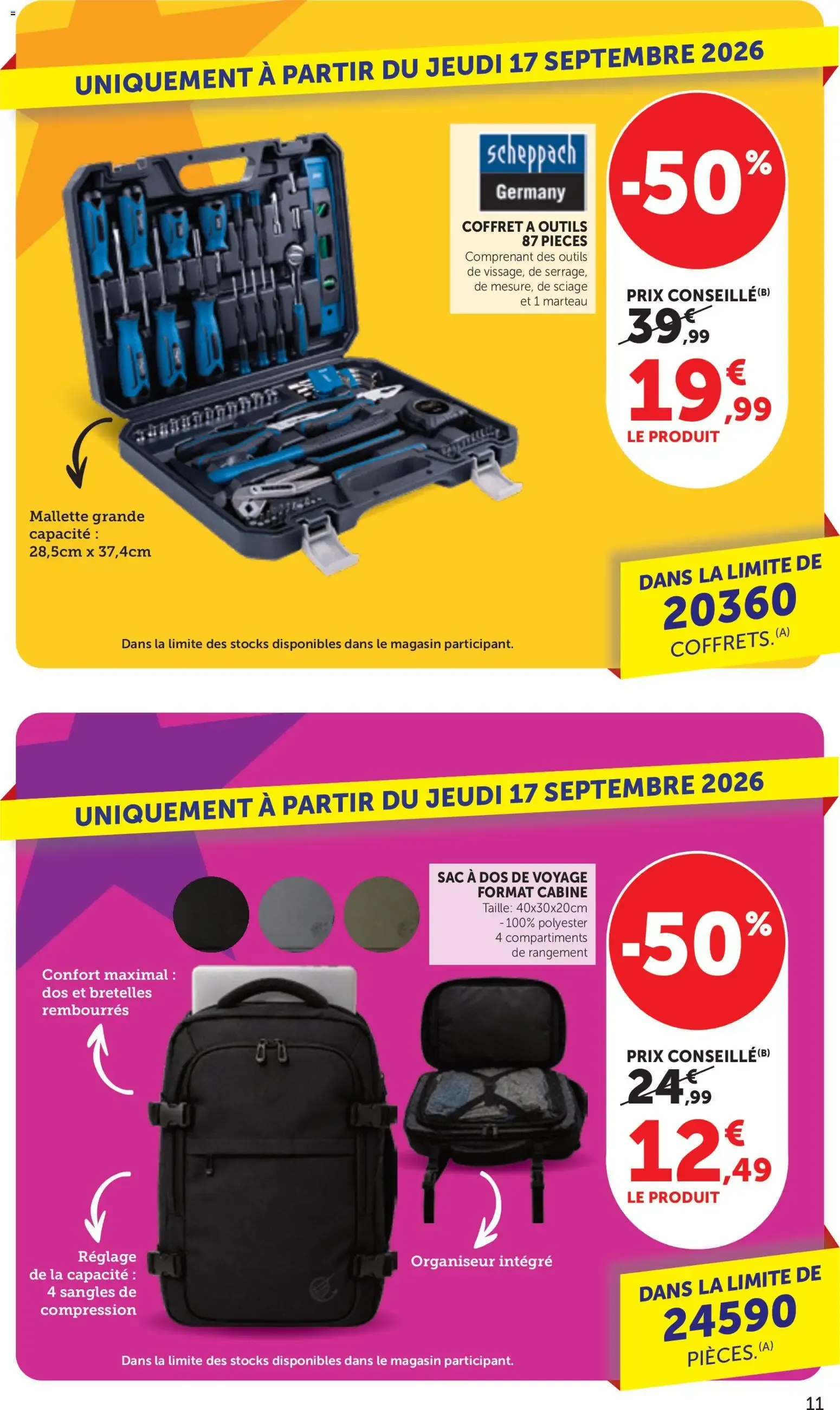 bi1 Catalogue supermarché à partir du 15/09/2026 - promo en ligne du 15 septembre au 27 septembre 2026 - Catalogue page 11