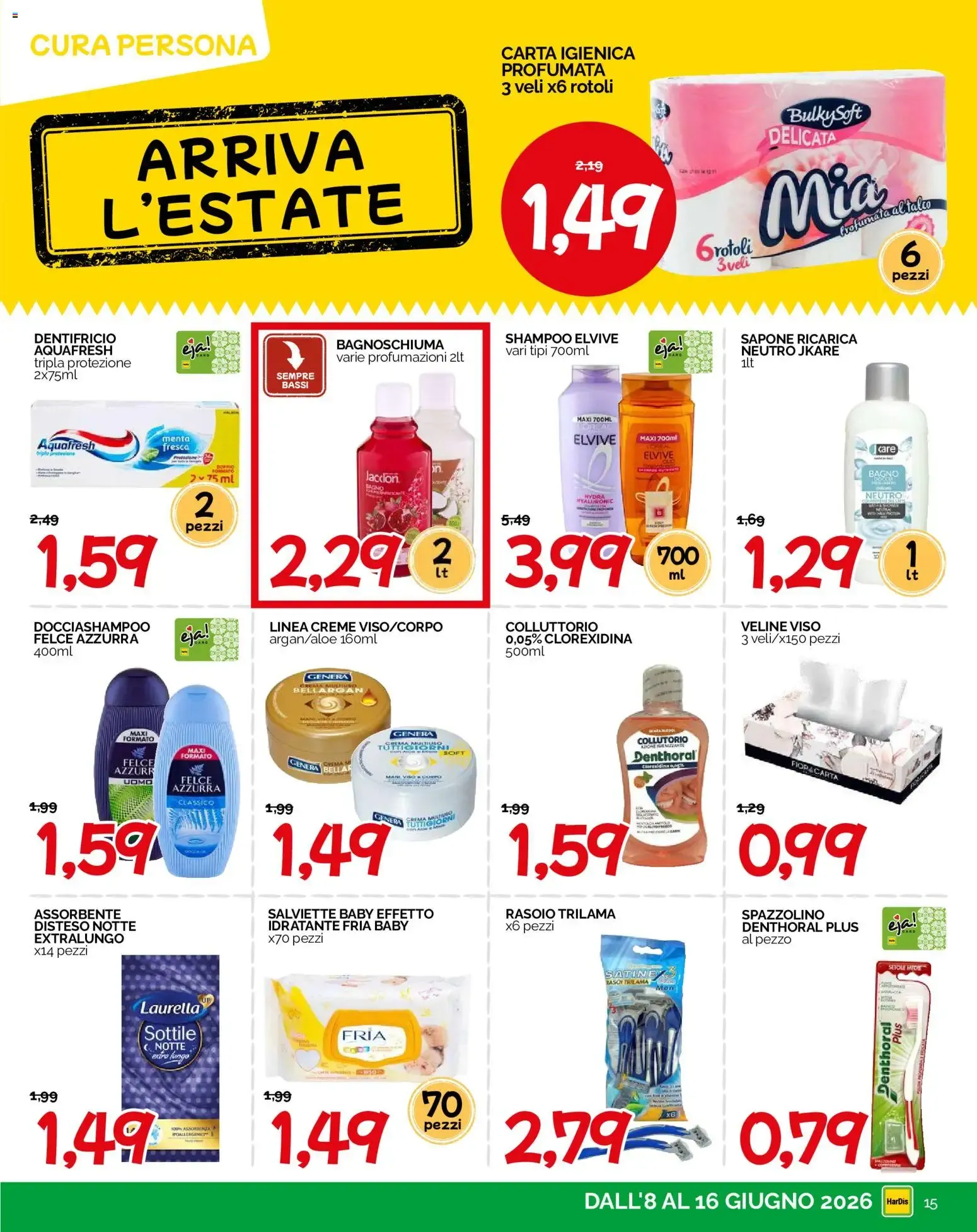 HarDis volantino dal 08/06/2026 - online Offerte da 8 giugno a 16 giugno di 2026 - Pagina del volantino 14