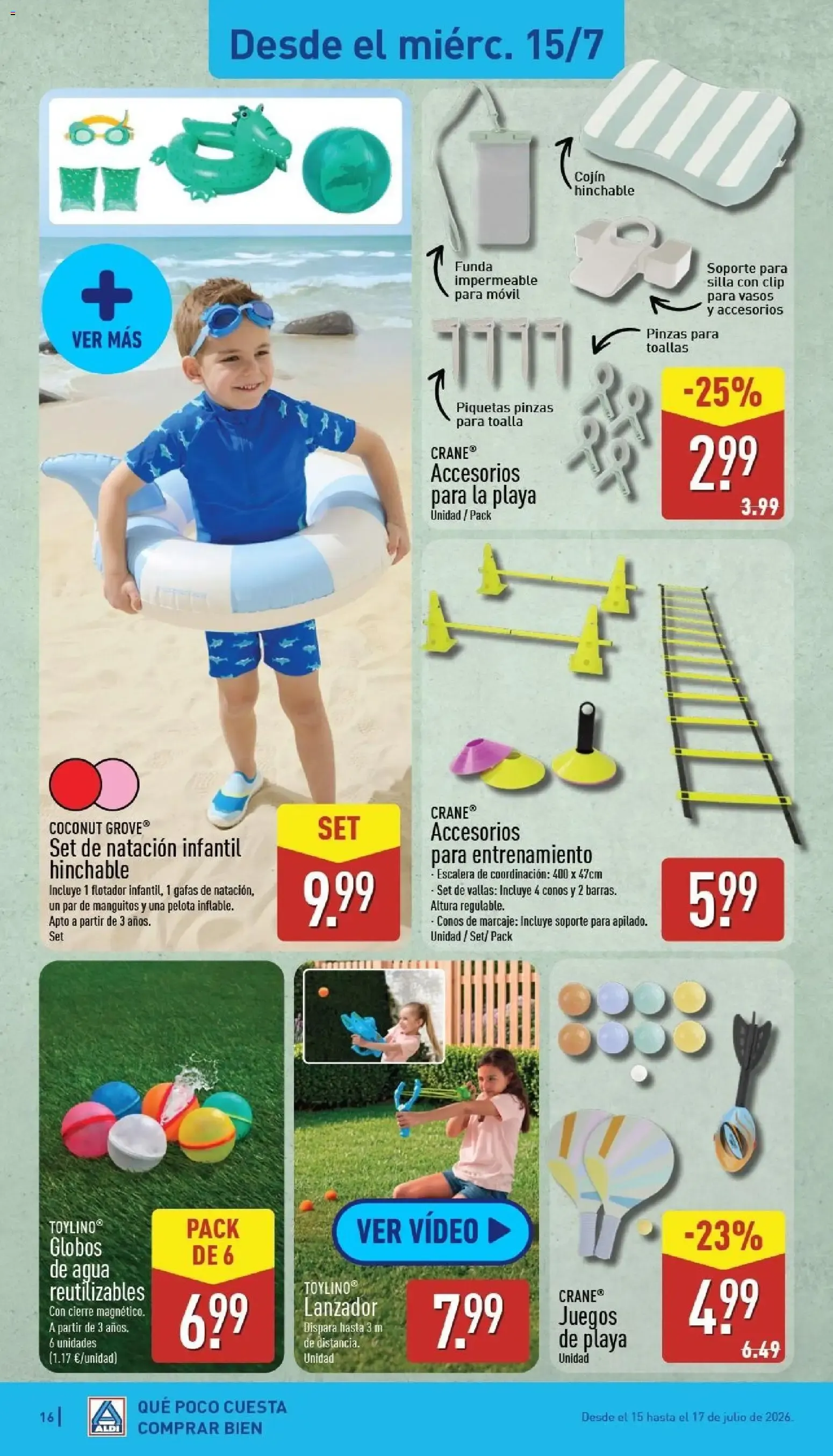 Catálogo de Aldi: Un baño de frescura al mejor precio 13 de julio al 19 de julio 2026 - Página 16