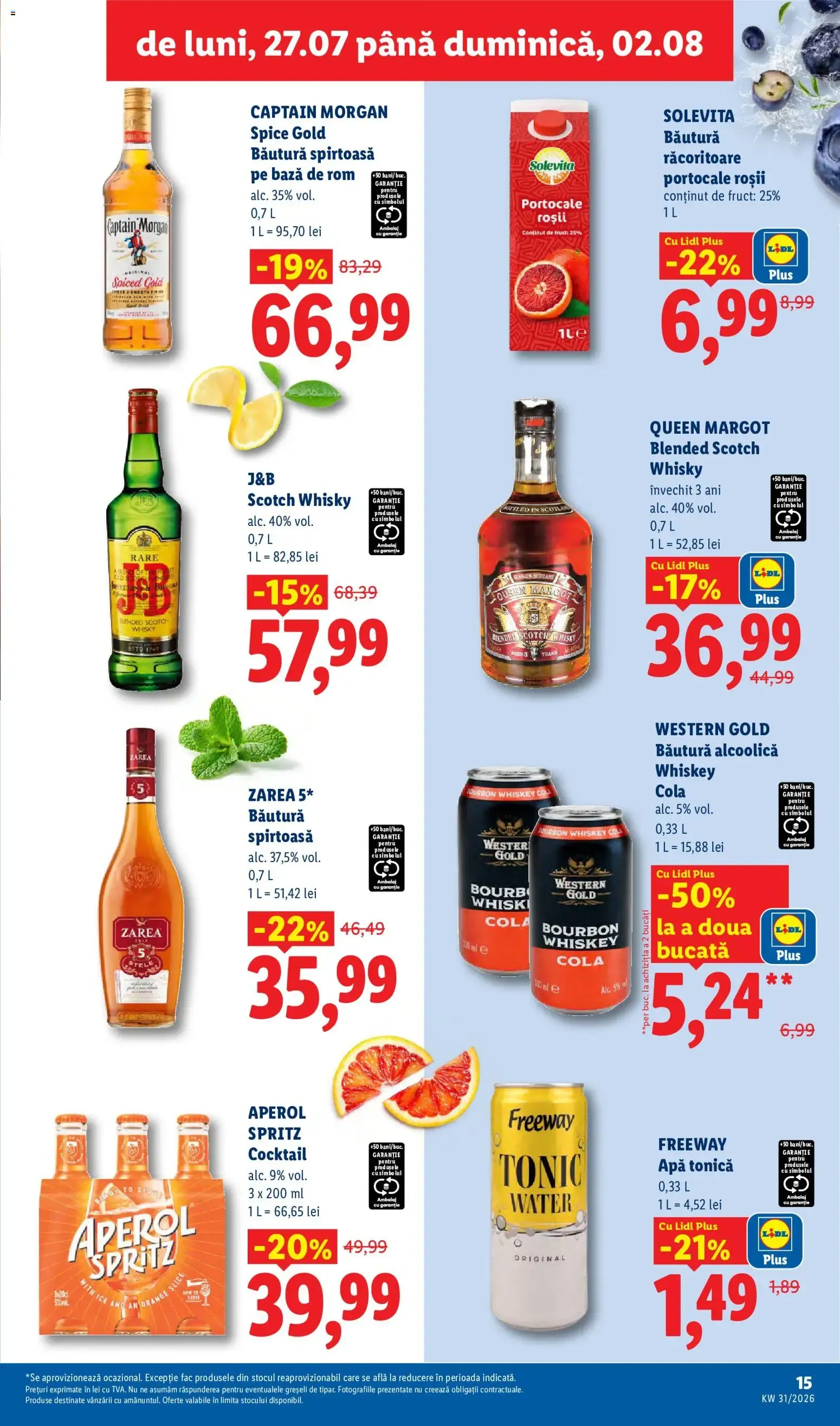 Catalog Catalog LIDL 27.07.2026 - Oferta și Revista online de la 27 iulie până la 2 august 2026 - Revista Pagina 15