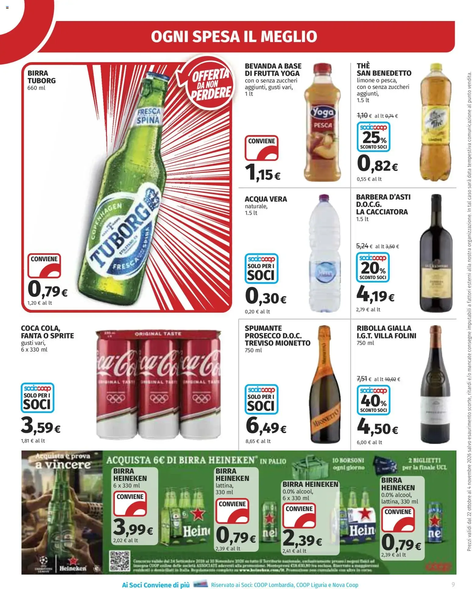 Anteprima volantino Ipercoop dal 22/10/2026 - nuovo offerte da 22 ottobre a 4 novembre di 2026 - Pagina del volantino 9