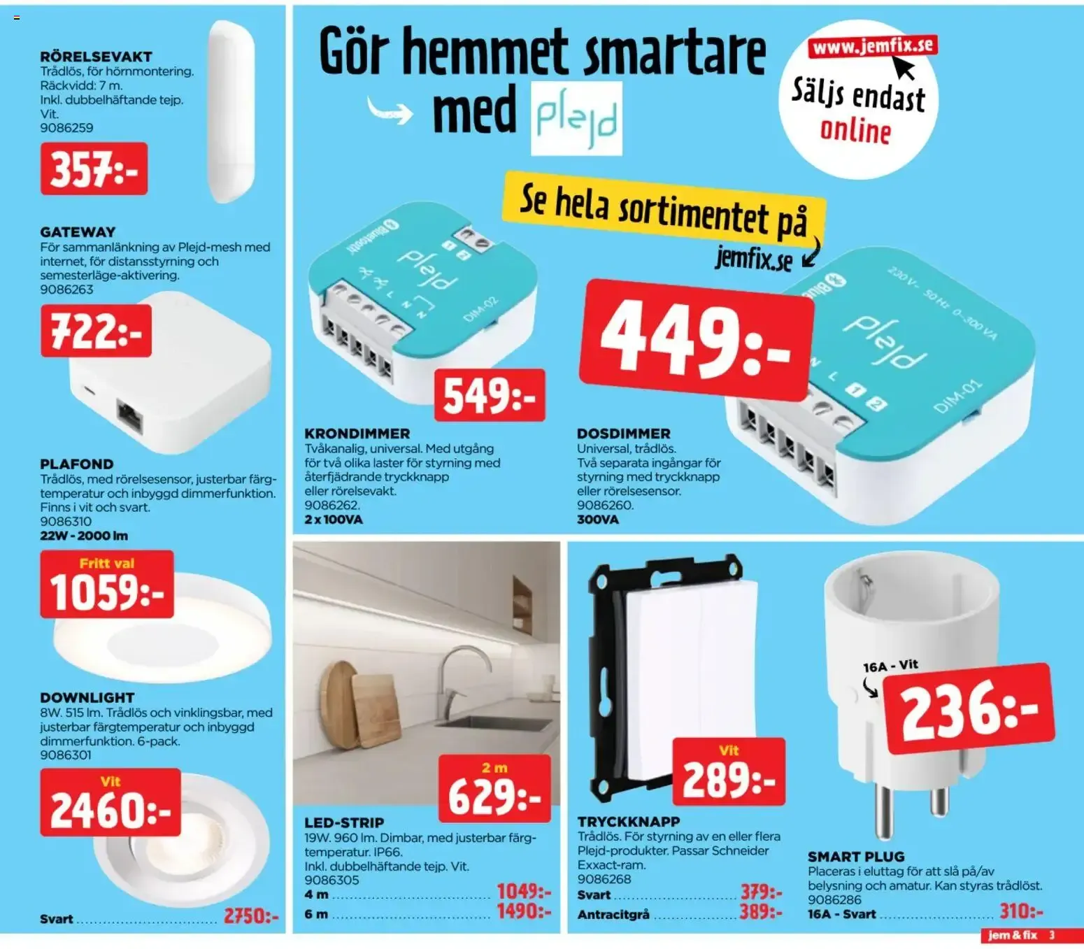 jem & fix LÅGPRIS BYGGMARKNAD Mer sommarkänsla för pengarna! från 22 juni till 5 juli 2026 - Reklamblad sidor 3