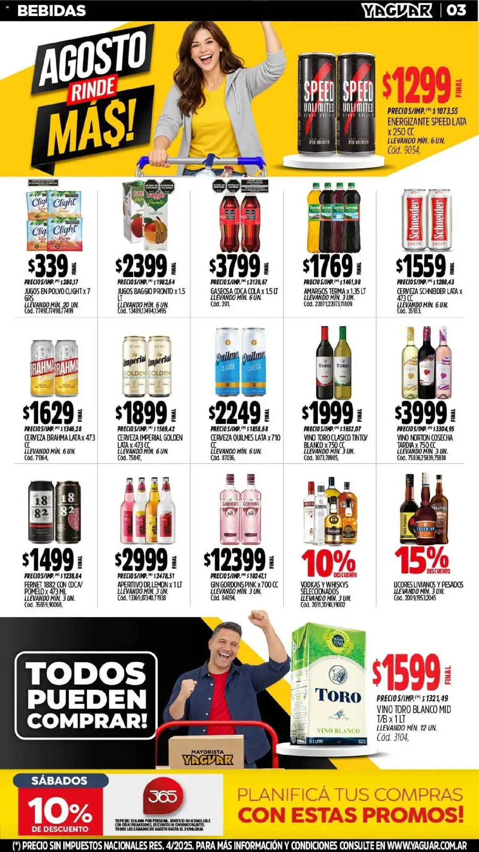 Ofertas de Yaguar - Oferta Semanal Córdoba del 24/08/2026 - 30/08/2026 24 de agosto al 30 de agosto 2026 - Página 3 del catálogo