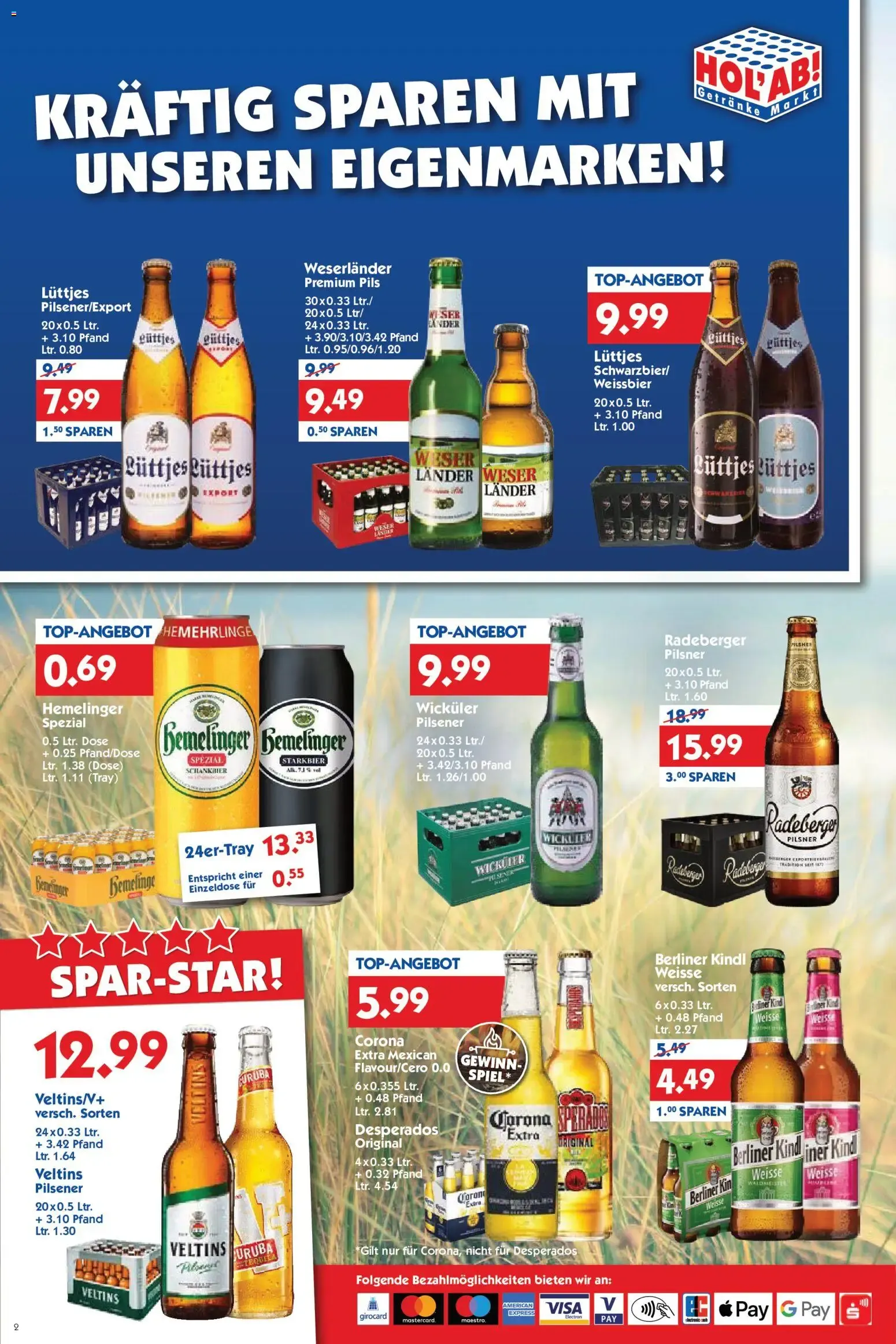 HOL'AB! Getränke Markt von 27. Juli bis 1. August 2026 - Prospekt seite 2