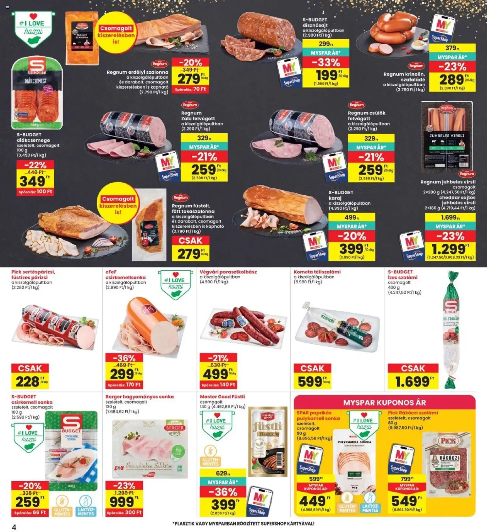 Katalógus Interspar akciós újság - 2026.09.24. -tól/töl > akció, lapozható szórólap 🛍️ szeptember 24.-tól szeptember 30.-ig 2026. - Oldal 4