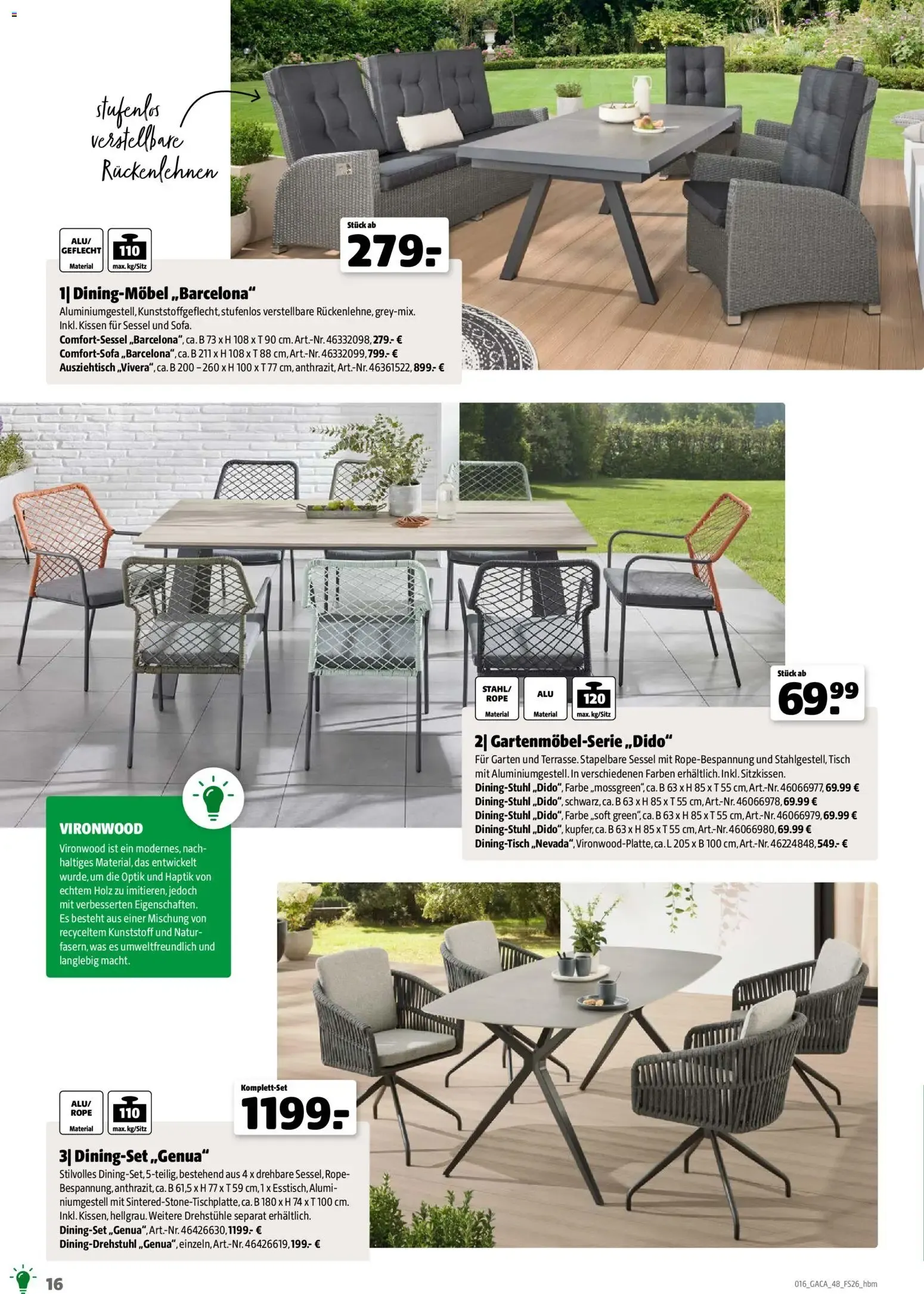Hagebaumarkt Gartenmöbel & Camping von 2. März bis 31. Dezember 2026 - Prospekt seite 15
