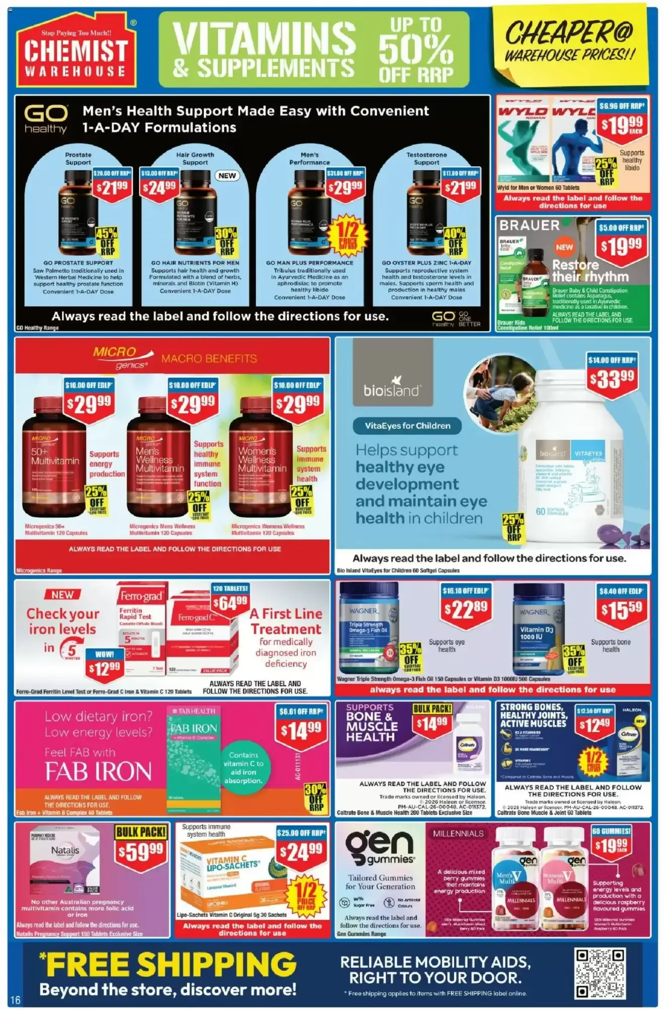 Chemist Warehouse Father's Day Sale - Catalogue valid from 20 August to 6 September 2026 - page 16