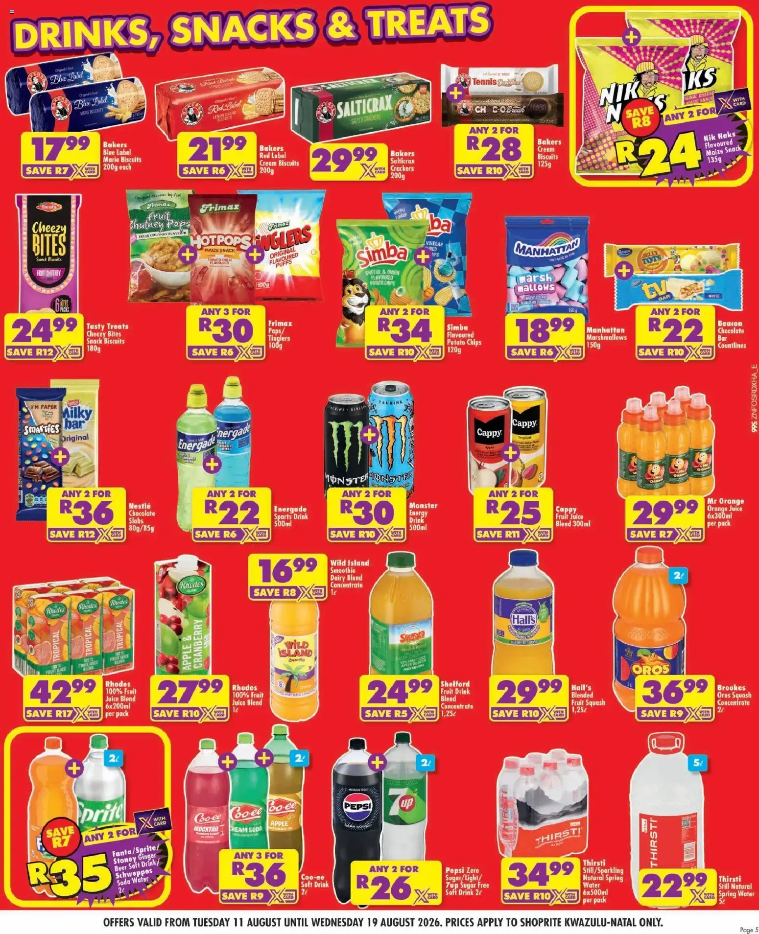 Shoprite: We're Saving SA R2 Billion This Birthday from 11 August to 19 August 2026 - Catalogue Page 5