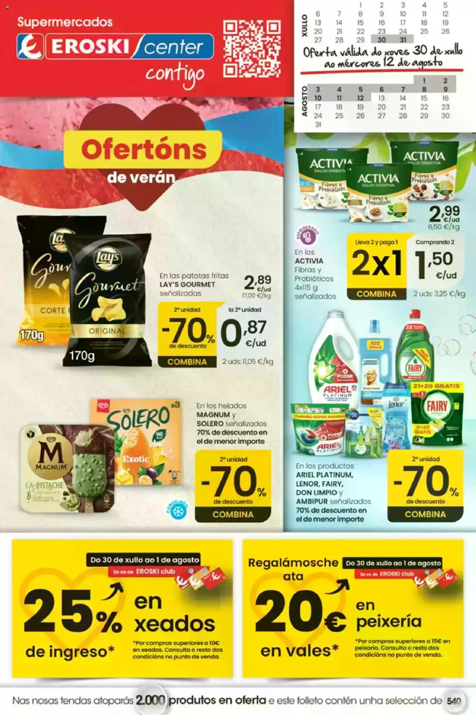 Catálogo de Eroski Center Ofertóns de Verán 30 de julio al 12 de agosto 2026 - Página 1