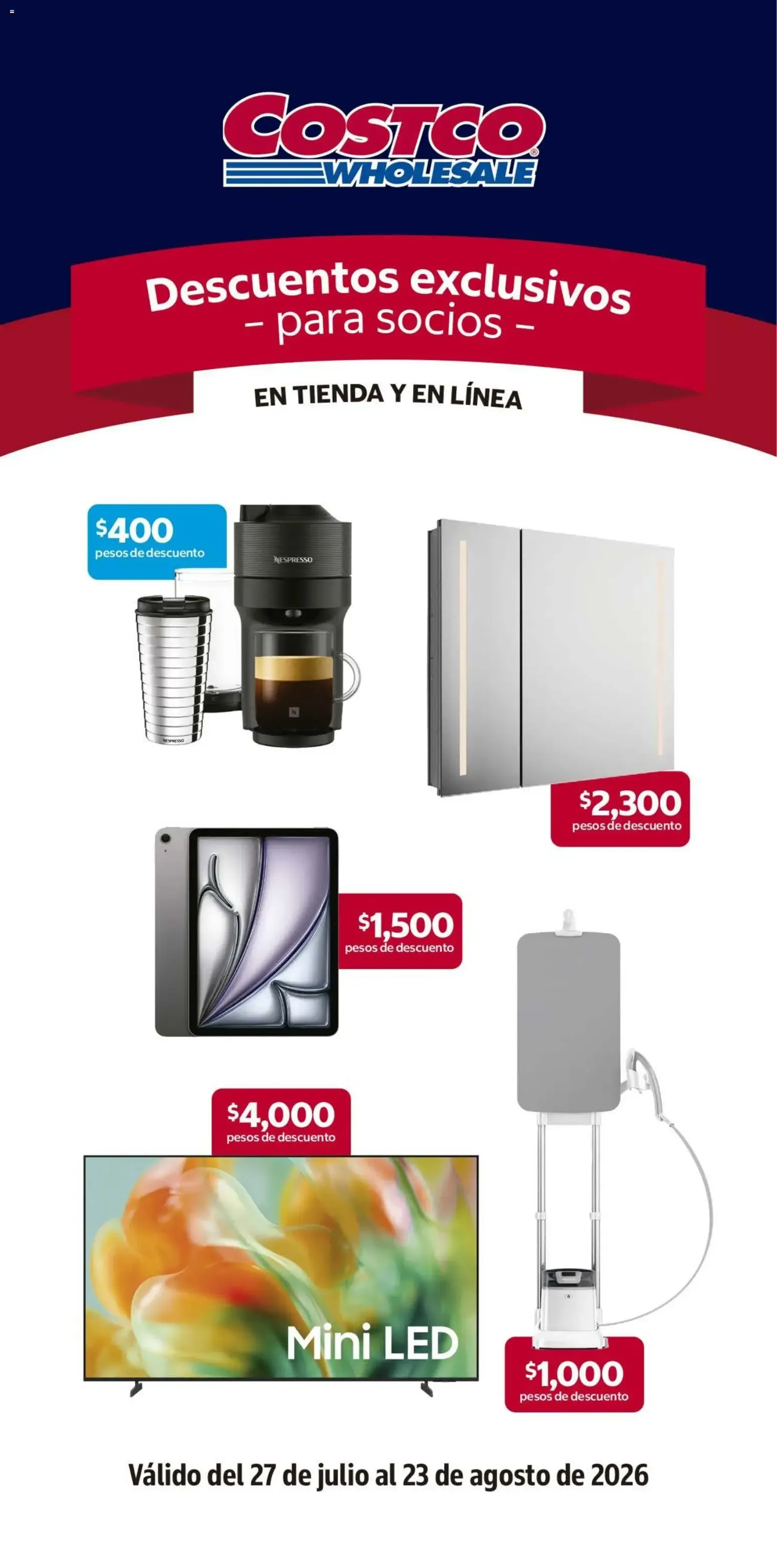 Catálogo de Descuentos exclusivos para socios 27 de julio al 23 de agosto 2026 - Pagina 1