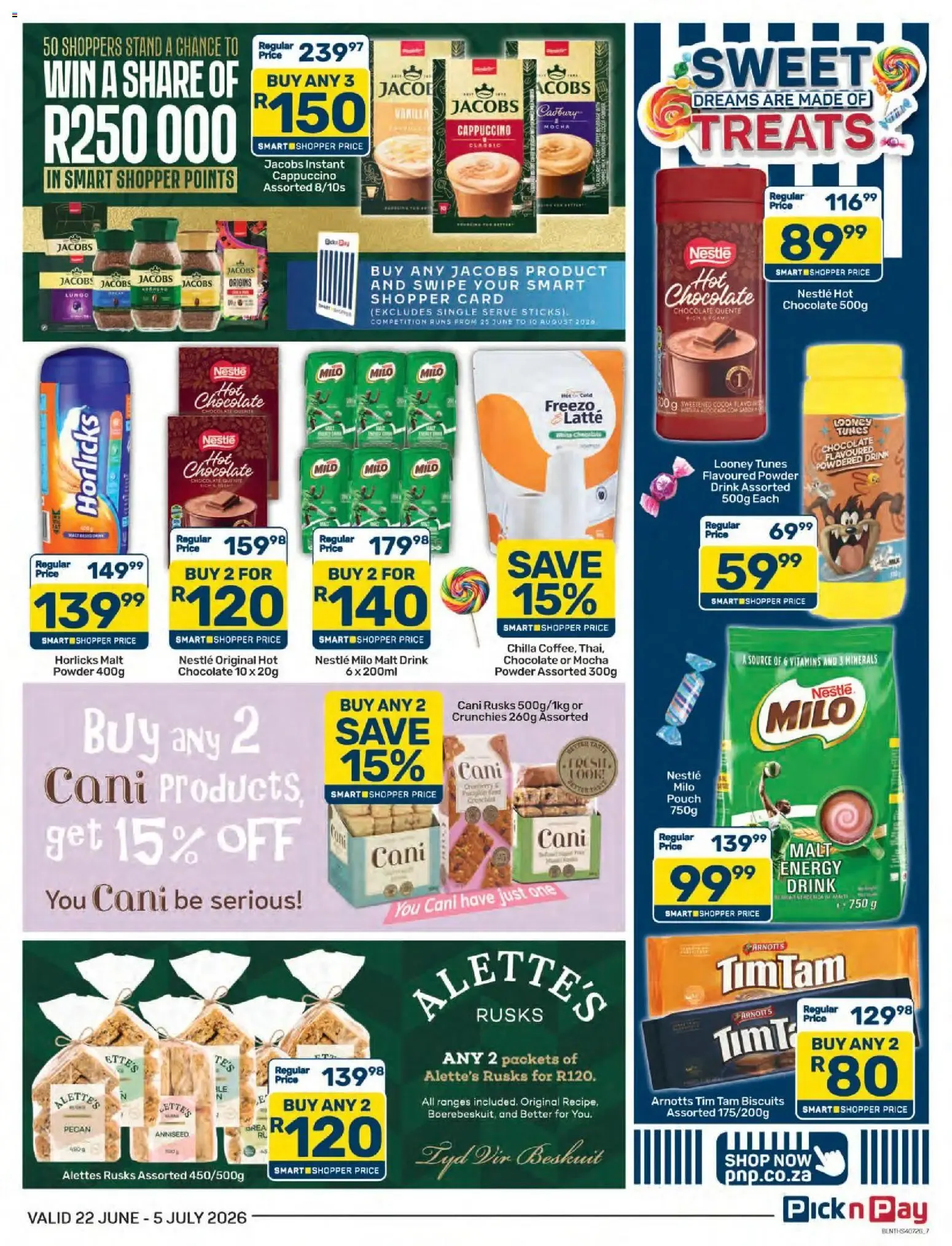Pick n Pay - Sweets & Treats Specials (22/06/2026 - 05/07/2026) Online from 22 June to 5 July 2026 - Catalogue Page 7