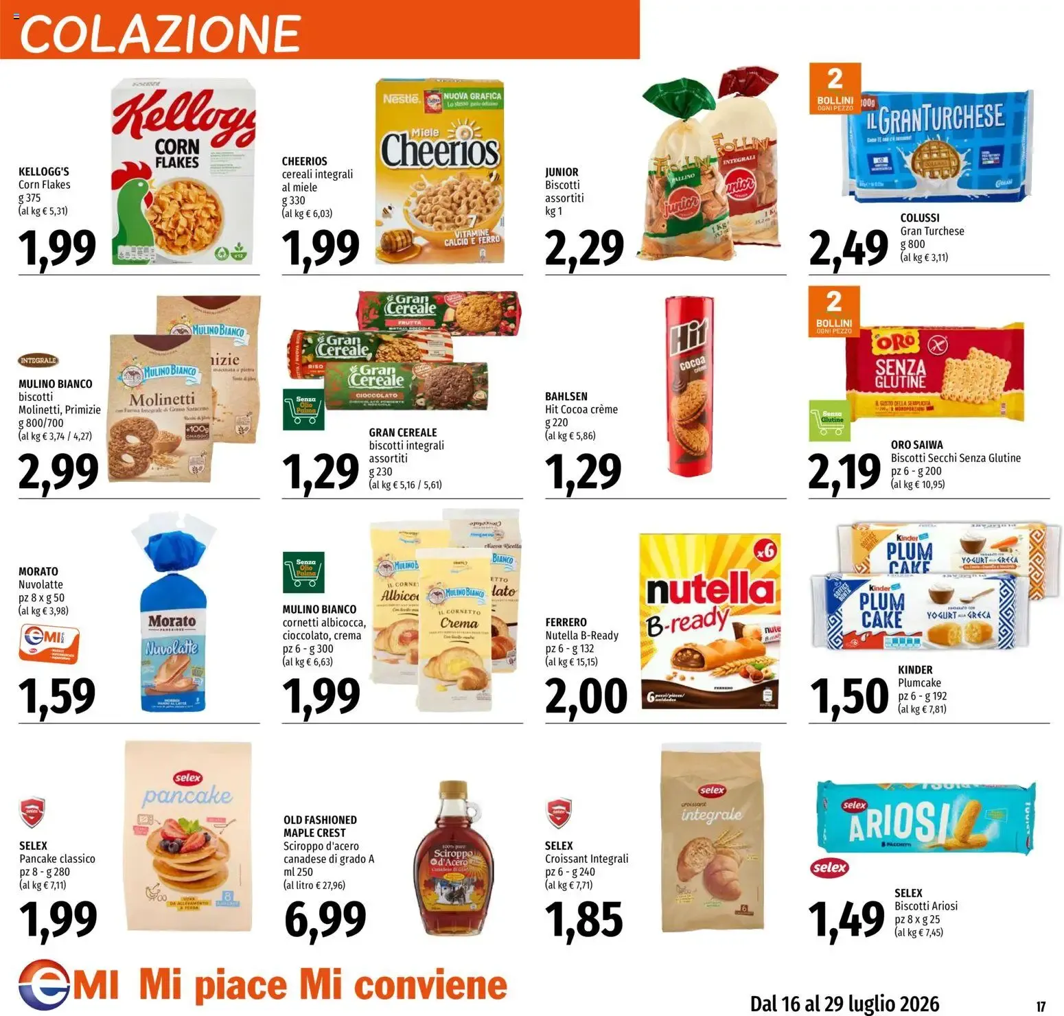 EMI volantino dal 16/07/2026 - online Offerte da 16 luglio a 29 luglio di 2026 - Pagina del volantino 17