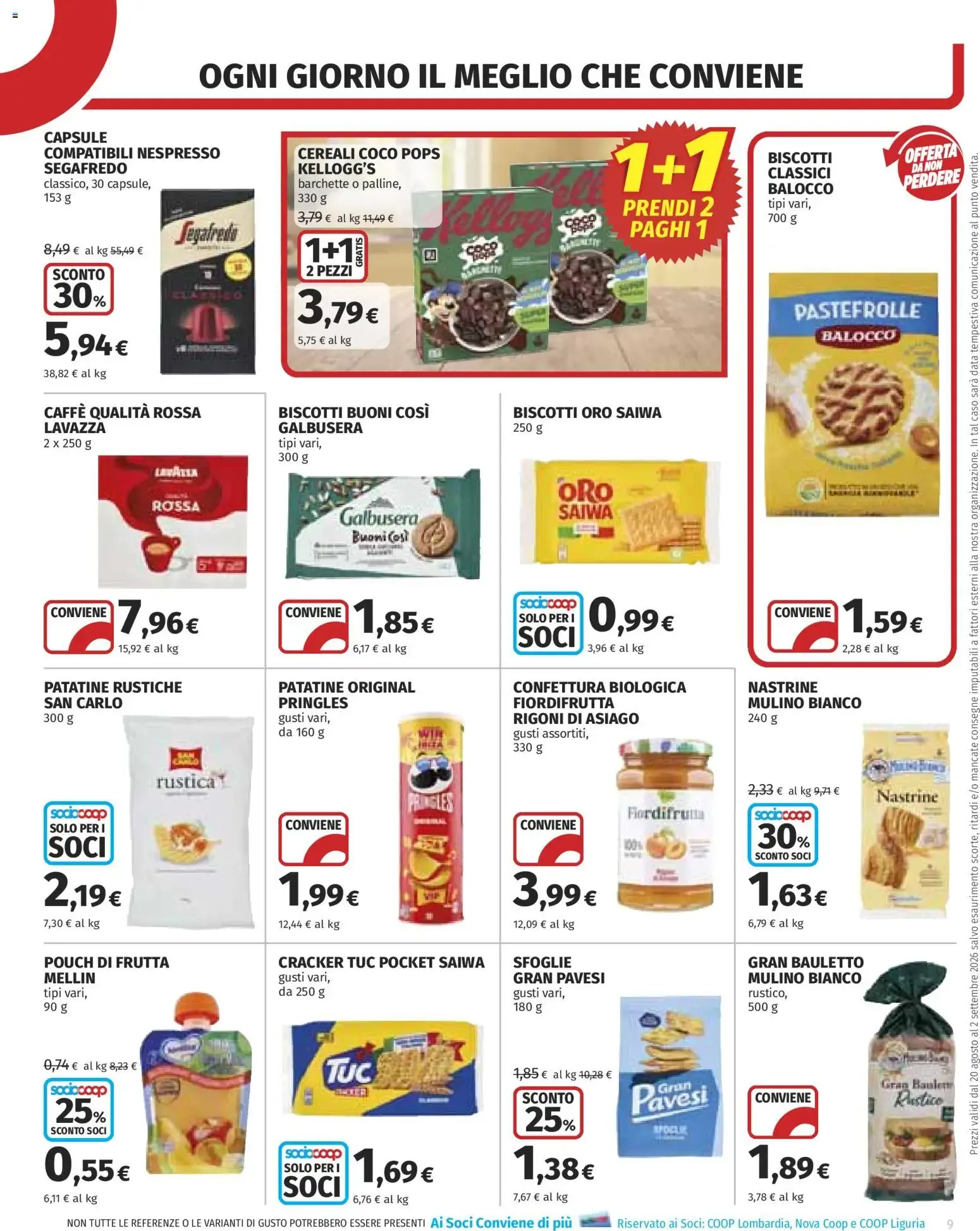 Volantino COOP Anteprima dal 20/08/2026 > NUOVO Promozioni da 20 agosto a 2 settembre di 2026 - Pagina del volantino 9