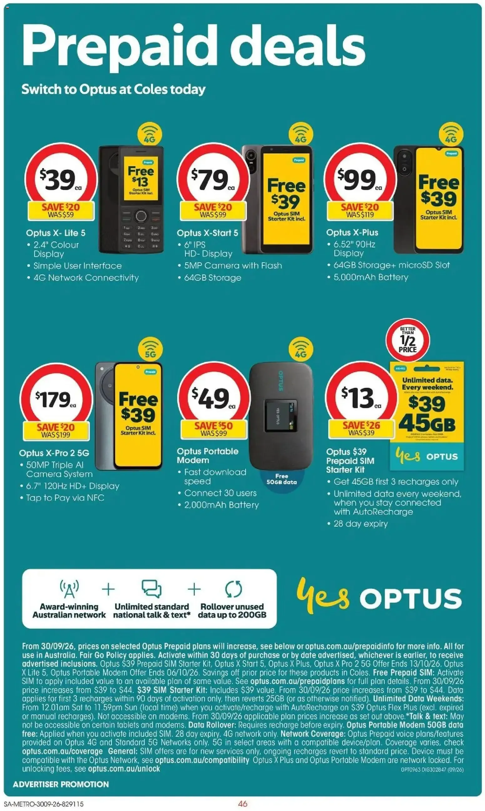Coles catalogue valid from 30/09/2026 > Online Australia - Catalogue valid from 30 September to 6 October 2026 - page 46
