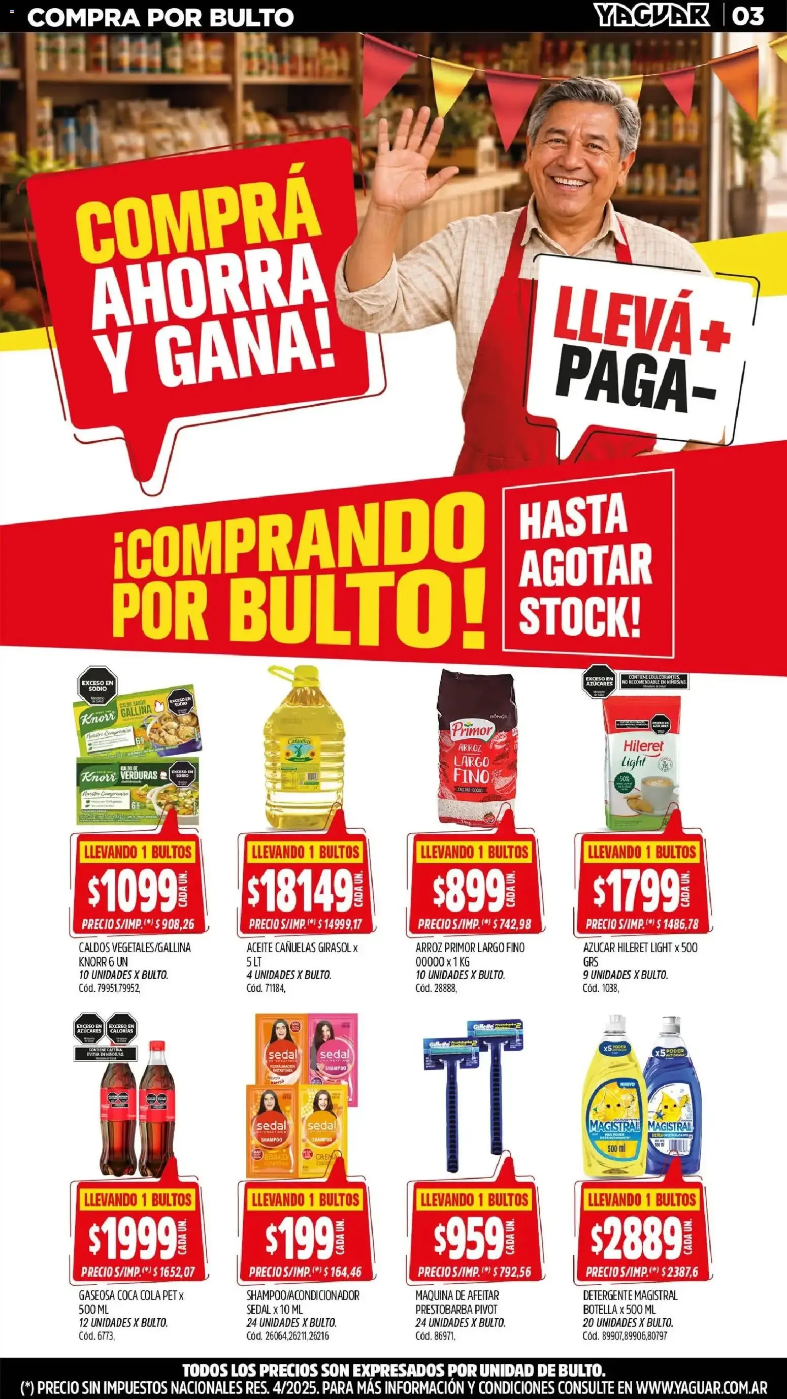 Ofertas de Mayorista Yaguar - Mes del Almacenero 31 de agosto al 6 de septiembre 2026 - Página 3 del catálogo