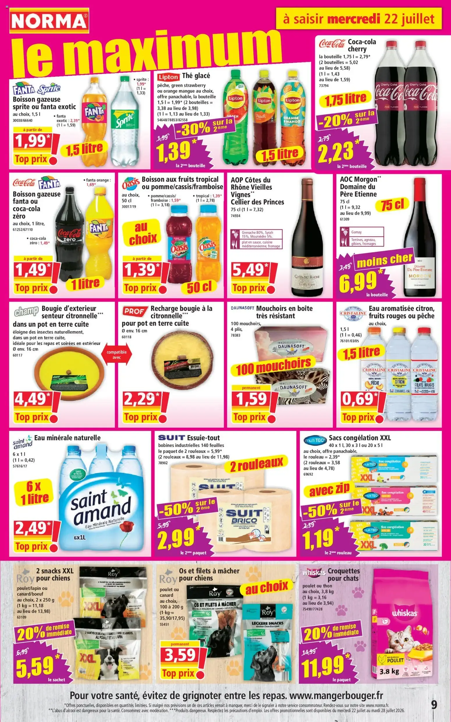 Norma catalogue à partir du 22/07/2026 - promo en ligne du 22 juillet au 28 juillet 2026 - Catalogue page 9
