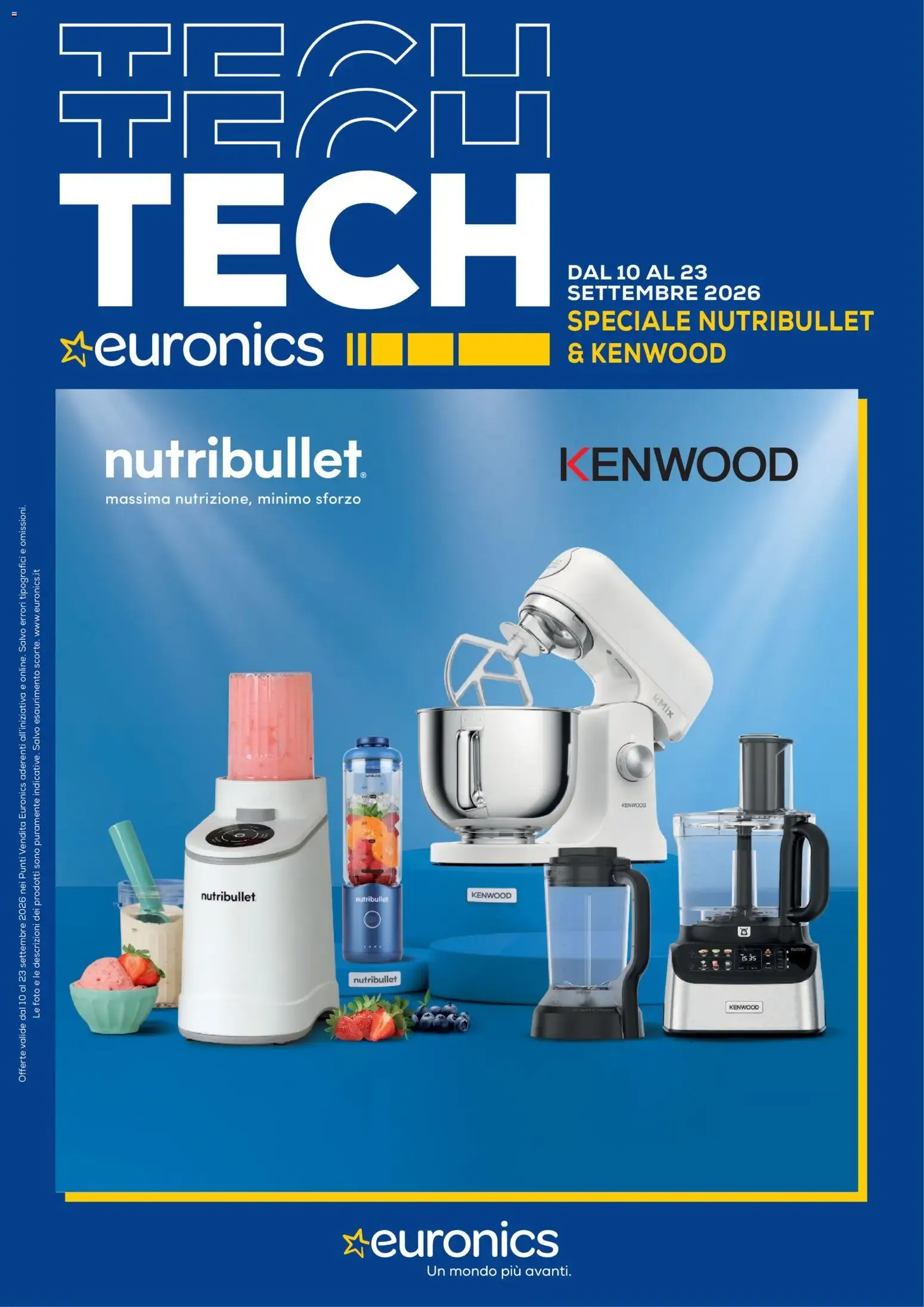 Nuovo Euronics volantino Kenwood+Nutribullet dal 10/09/2026 > offerte anteprima 🛍️ da 10 settembre a 23 settembre di 2026 - Pagina del volantino 1
